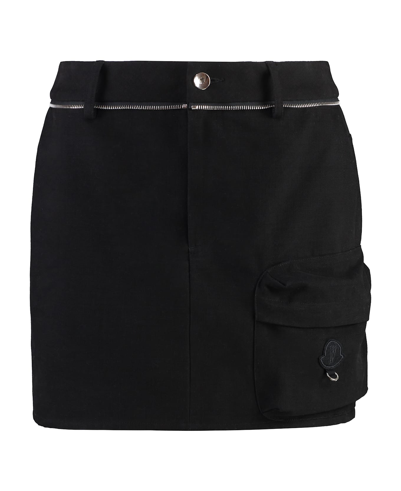 Moncler Genius 6 Moncler Willow Smith - Cotton Mini-skirt - black