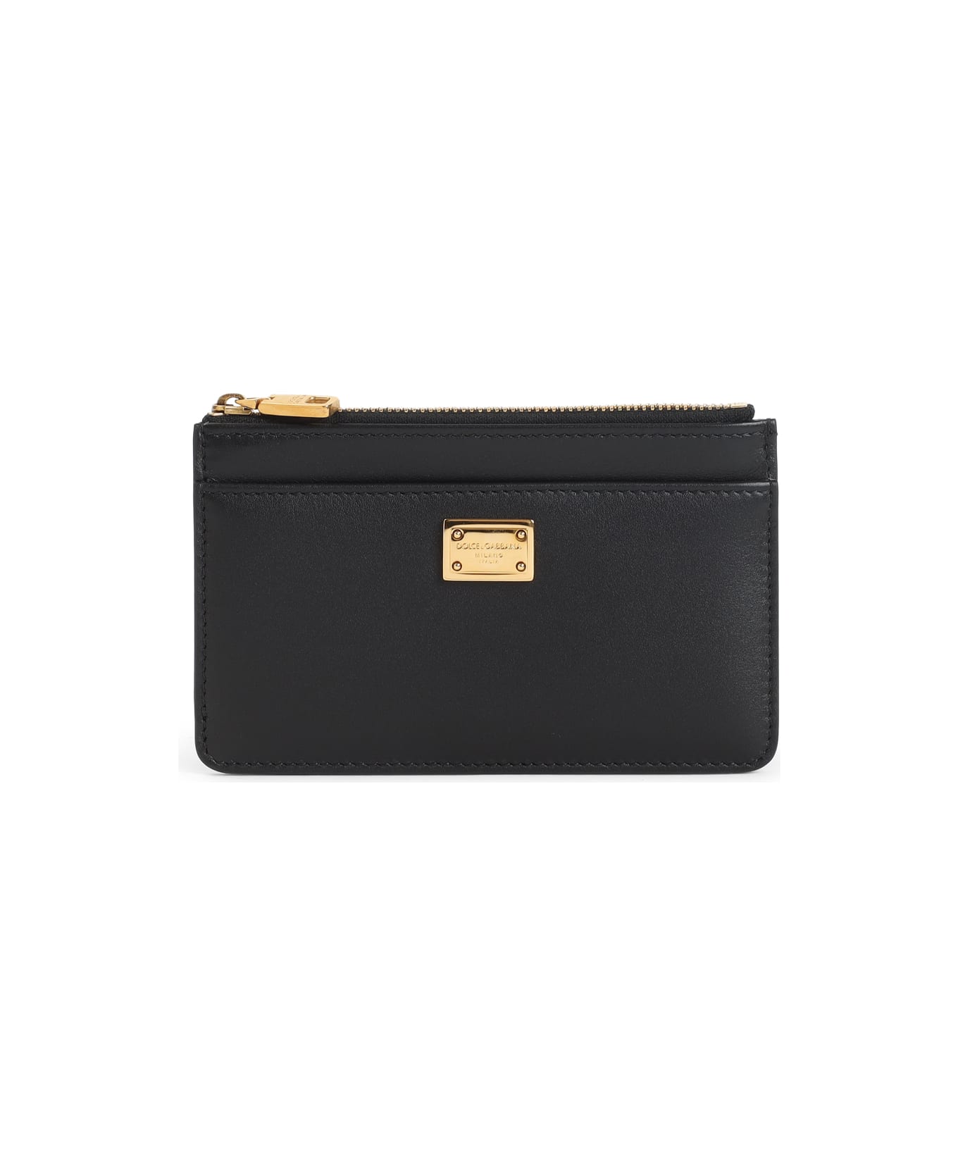 Dolce 
Gabbana Zipped Credit Card Holder - Nero