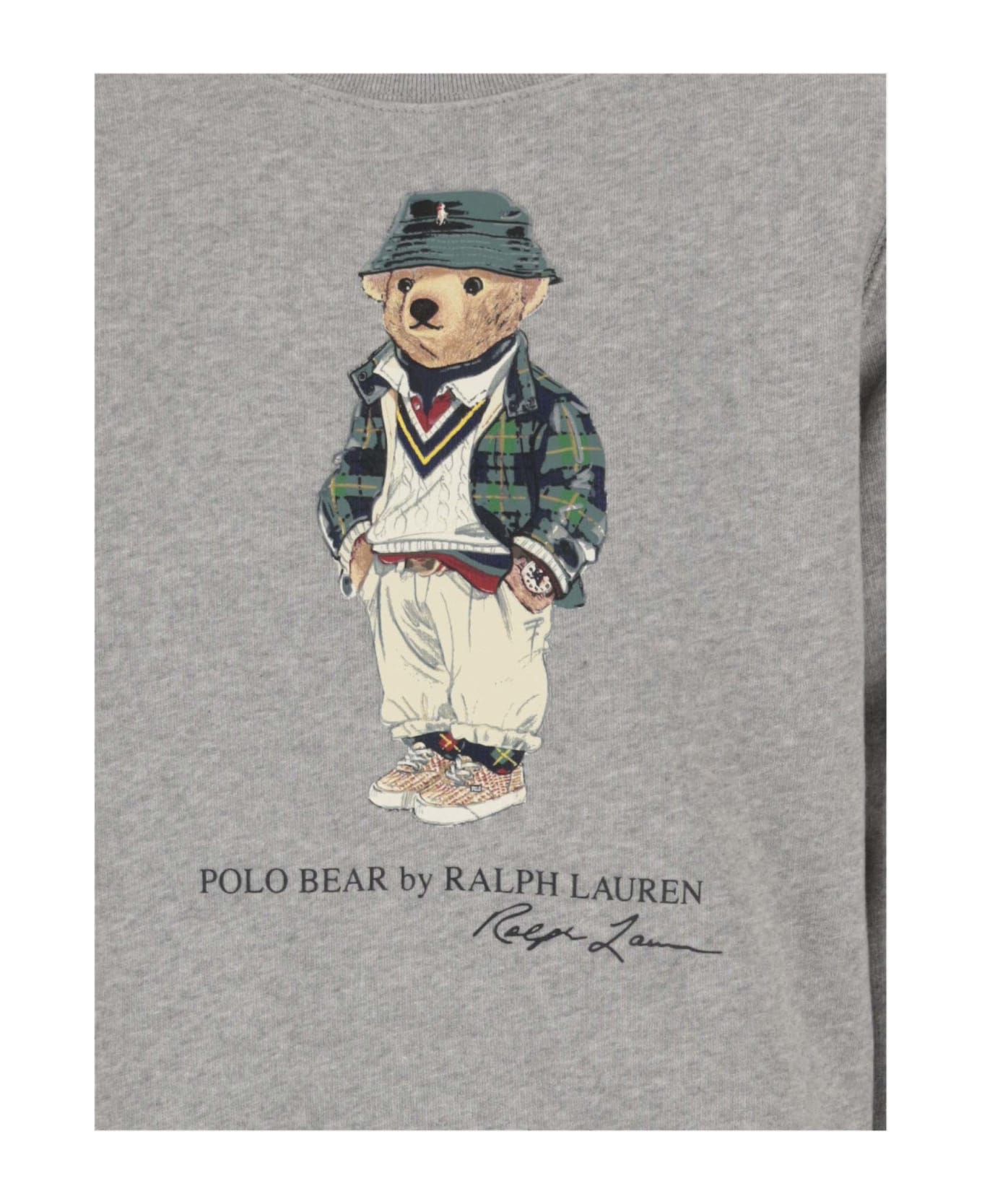 Ralph Lauren Cotton Blend Sweatshirt With Polo Bear