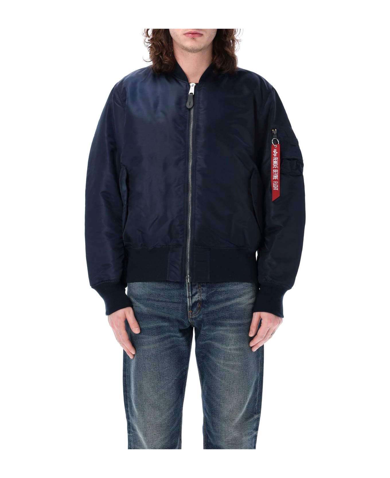 Alpha Industries Ma-1 Reversible Bomber - REP BLUE