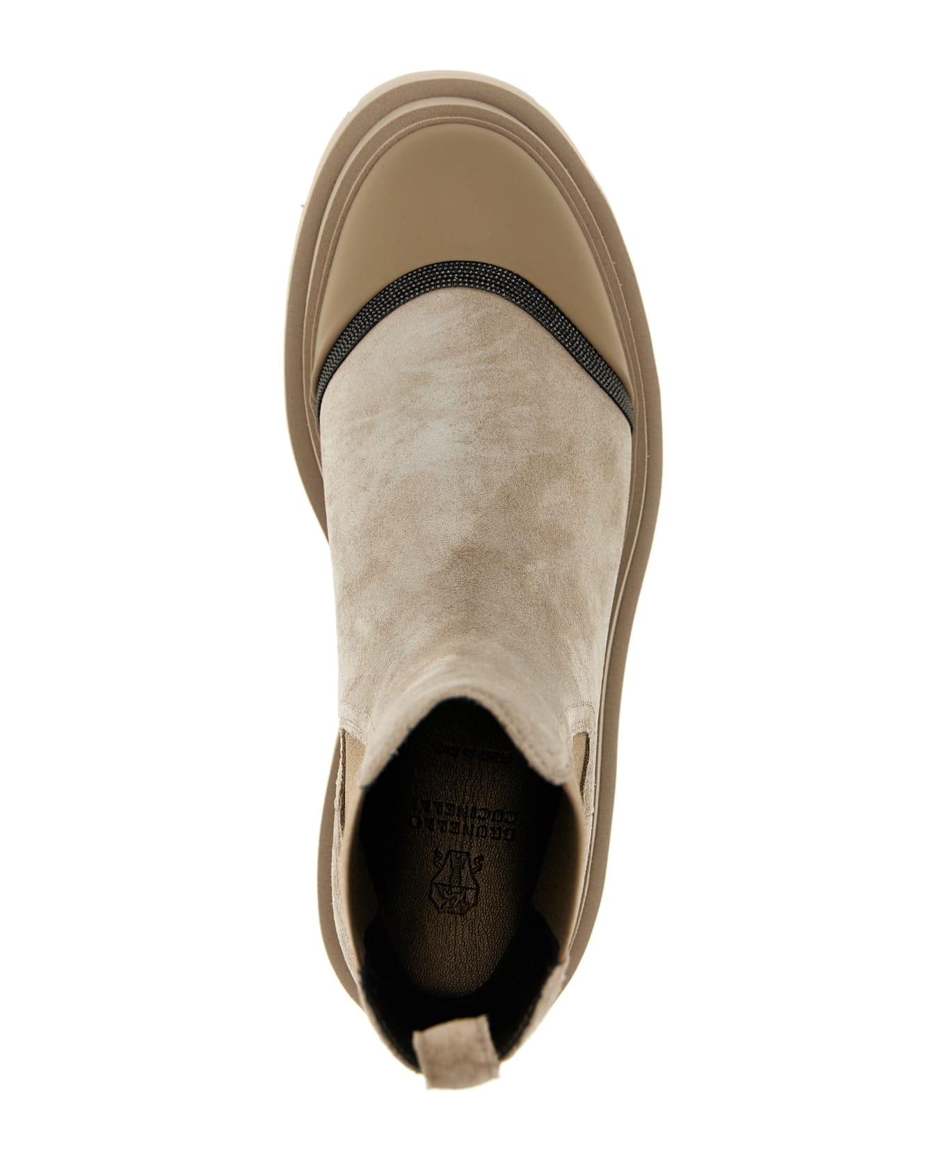Brunello Cucinelli Chelsea Boots - Beige ブーツ