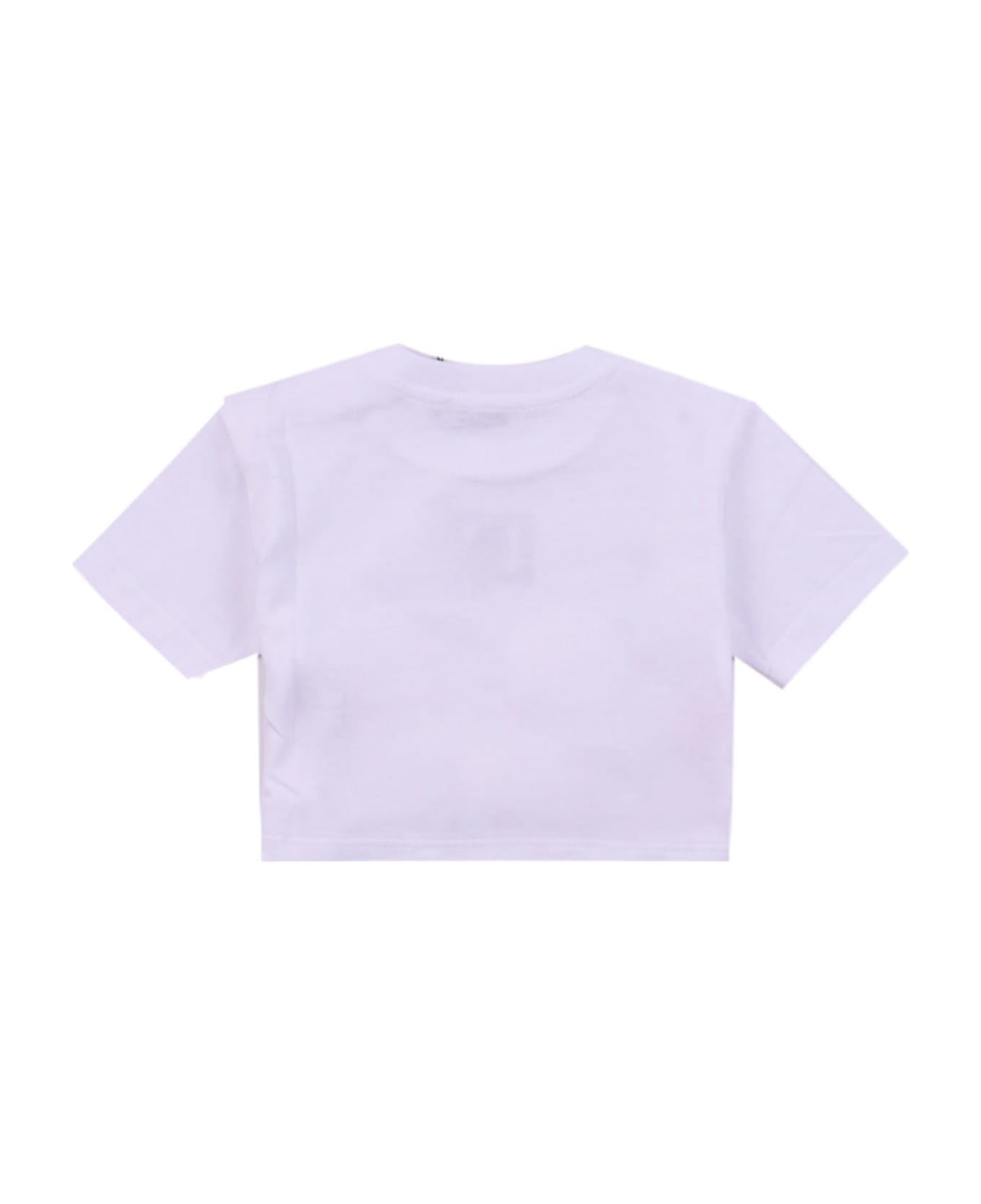 Dolce & Gabbana Jersey T-shirt With Poppy Print - White
