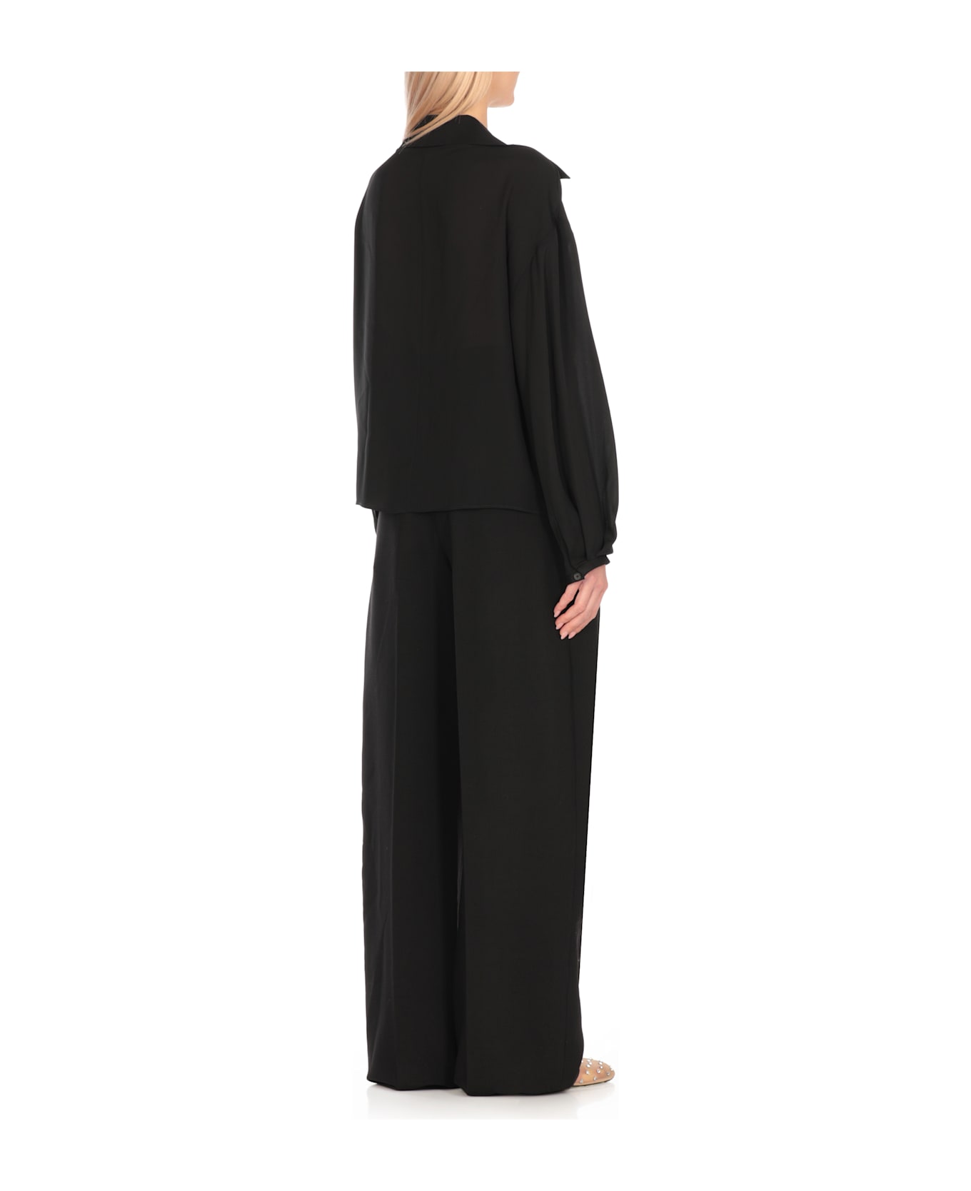 Khaite Silk Top - Black