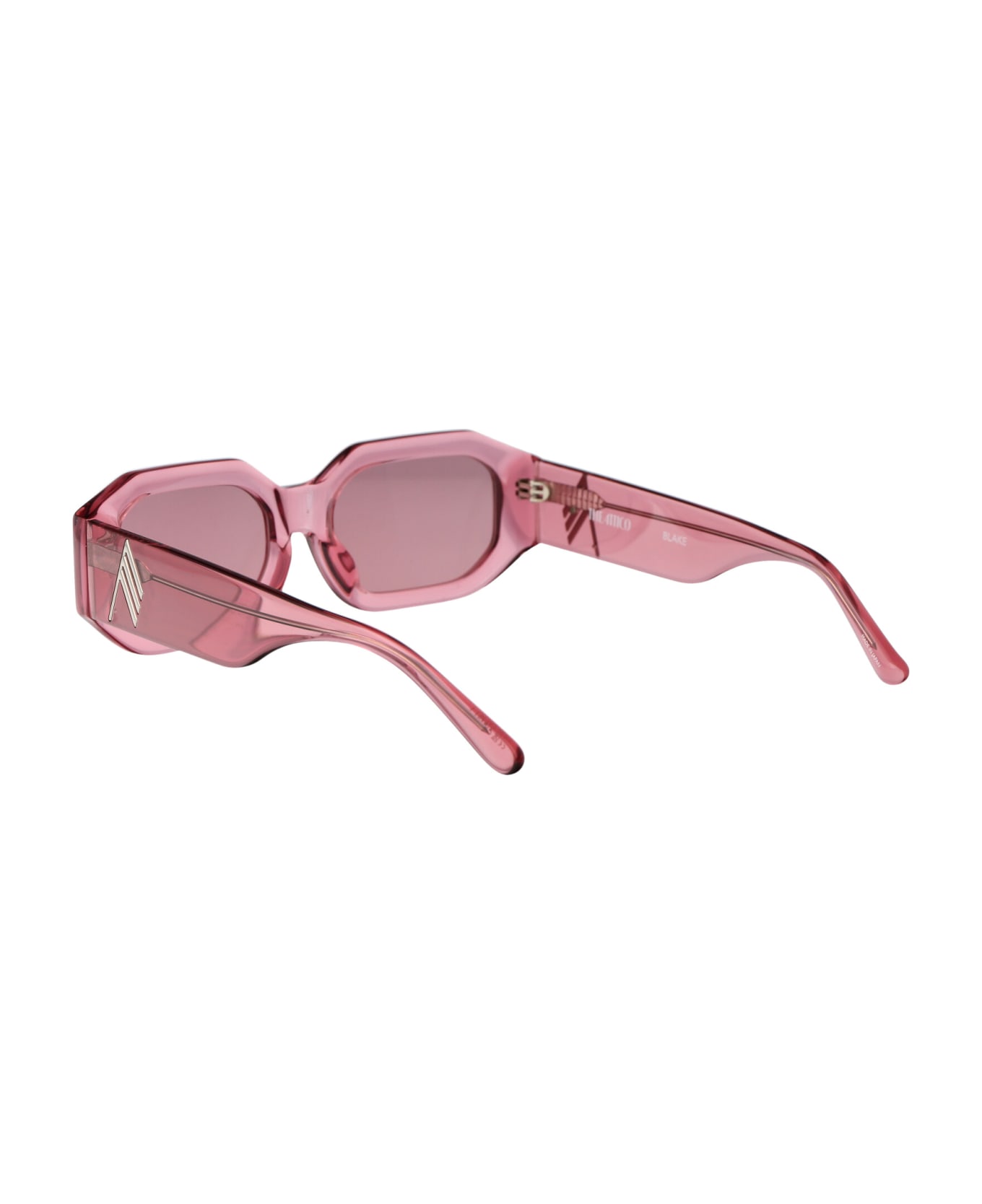 The Attico Blake Sunglasses - 04 POWDER PINK SILVER PINK サングラス