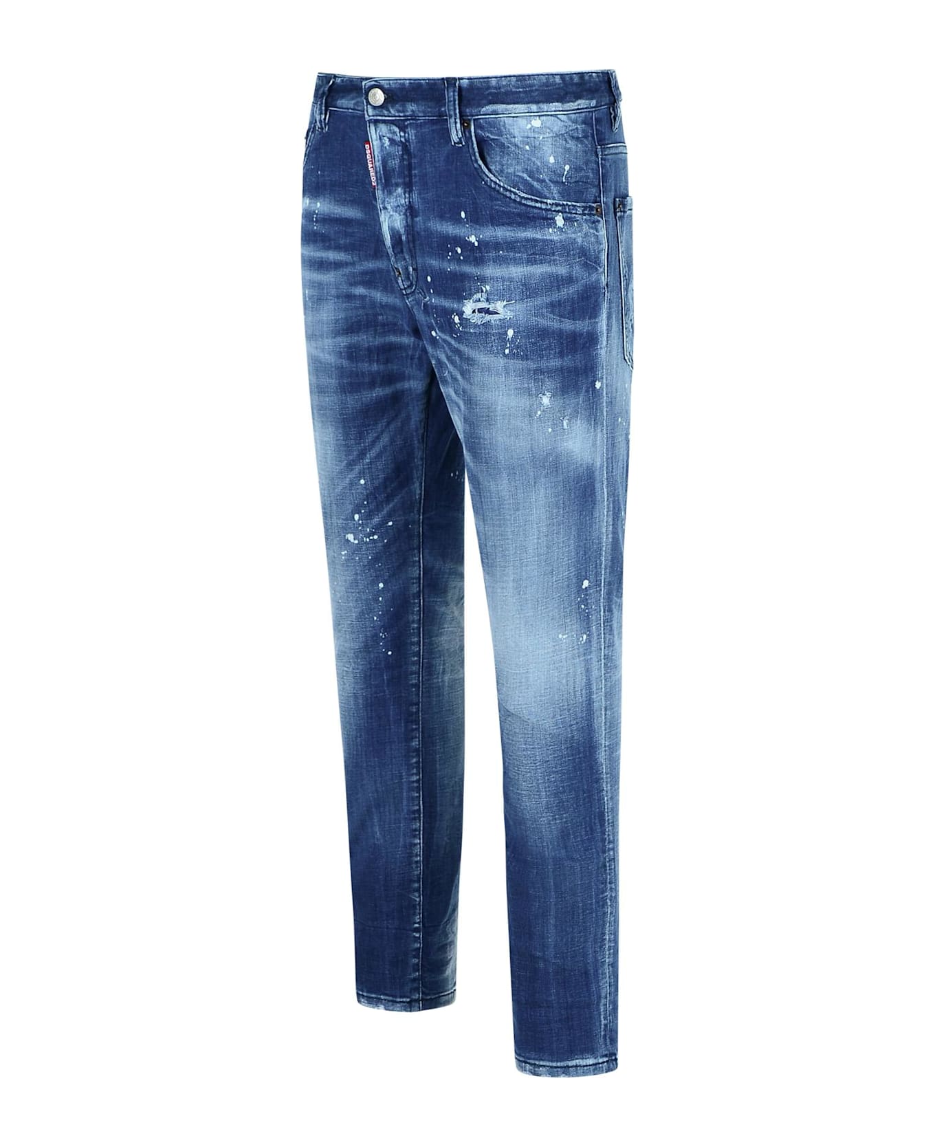 Dsquared2 
skater
 Blue Cotton Jeans - Blue