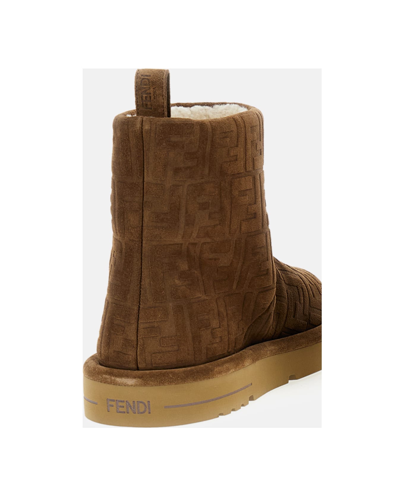 Fendi Suede Boots - Brown
