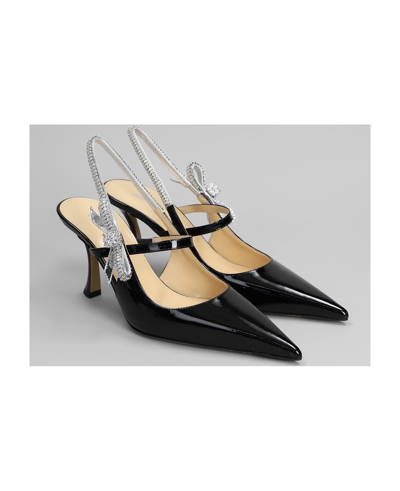 Mach 
Mach Pumps In Black Patent Leather - black
