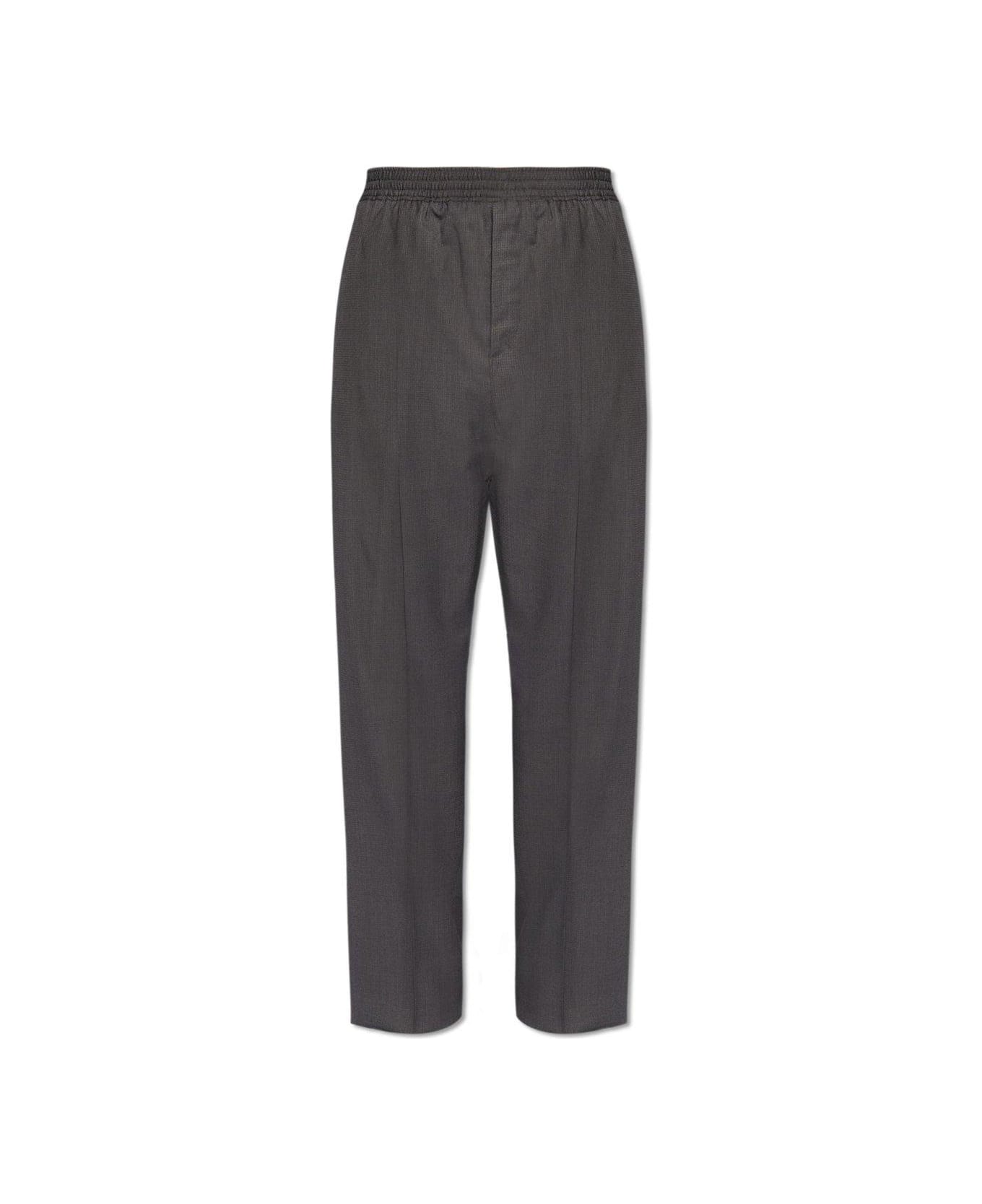Givenchy 4g Embroidered Straight-leg Trousers - Grey