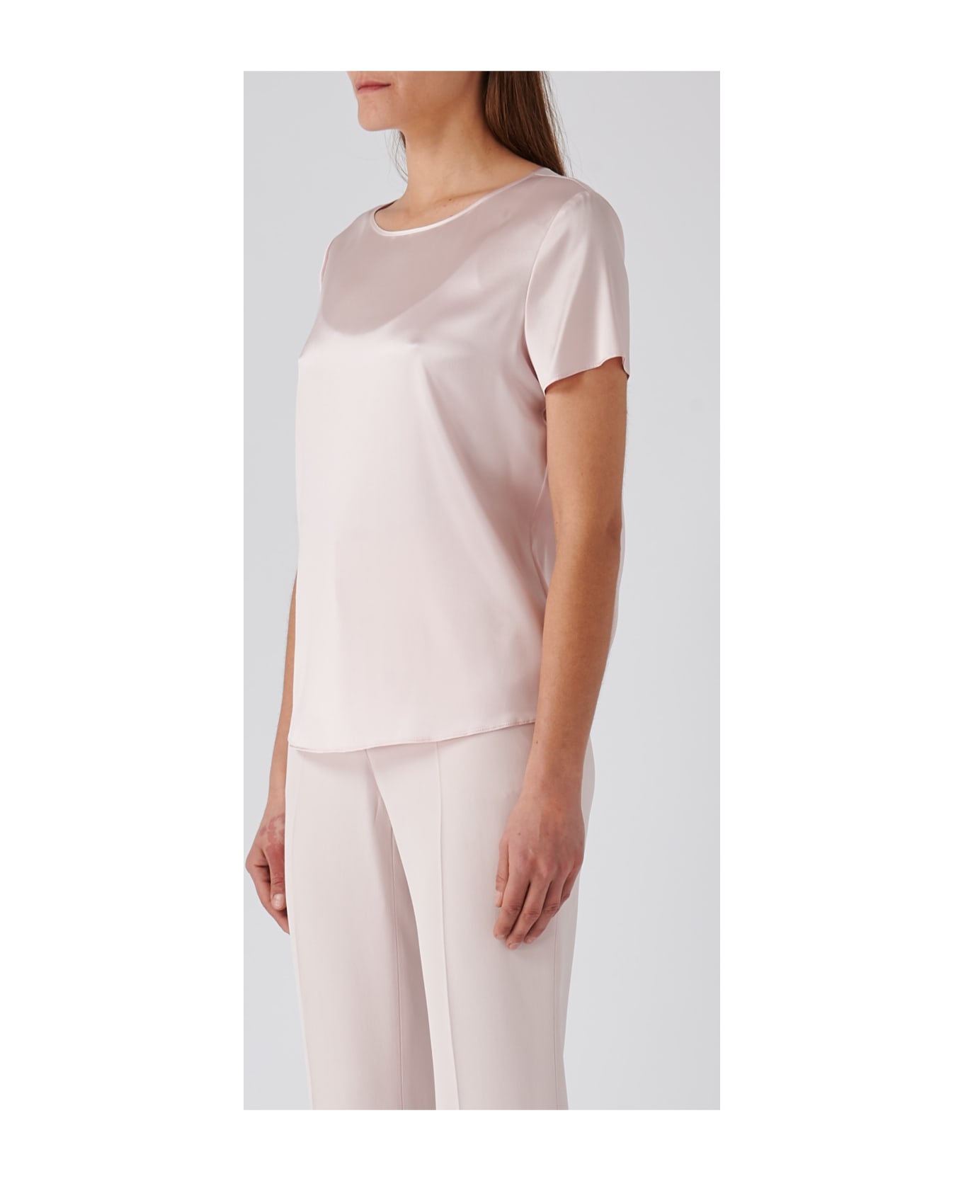 Emporio Armani Silk Top-wear - ROSA