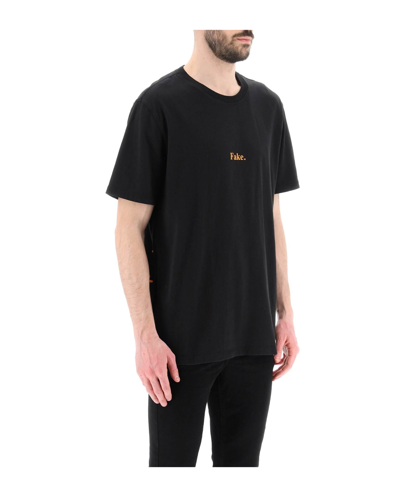 Ksubi 'fake' T-shirt - BLACK (Black) シャツ