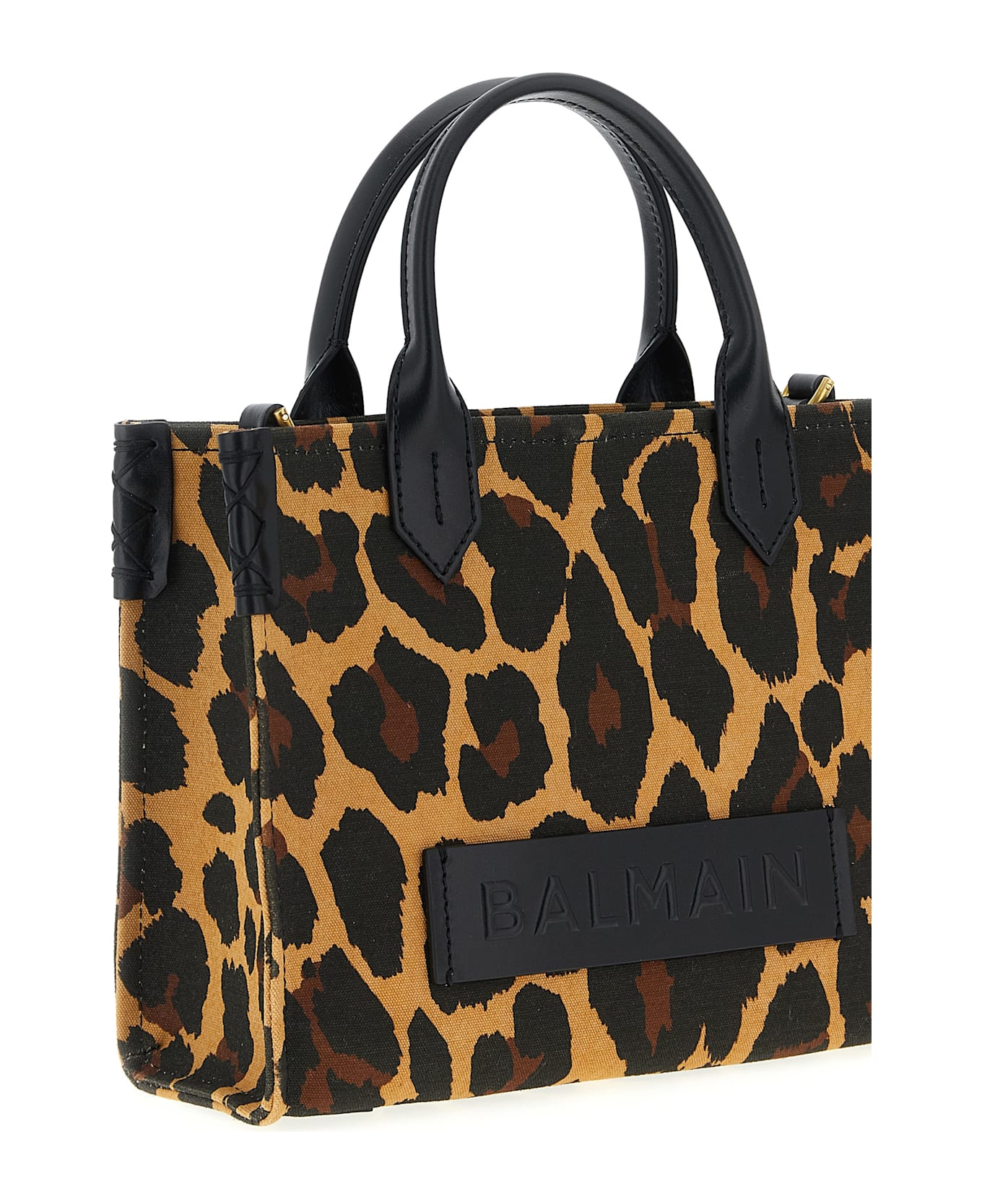 Balmain Small 
b-army
 Shopping Bag - Brown