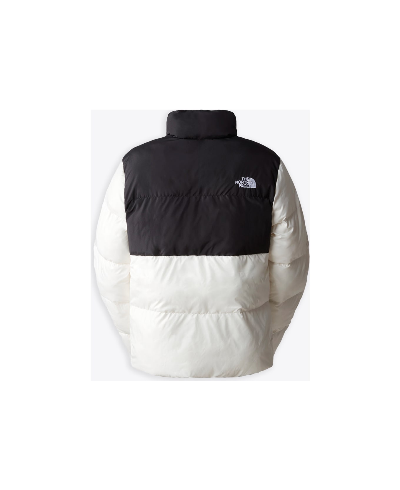 The North Face Women's Saikuru Jacket Off white and black nylon synthetic puffer jacket - Womens Saikuru jacket - Panna