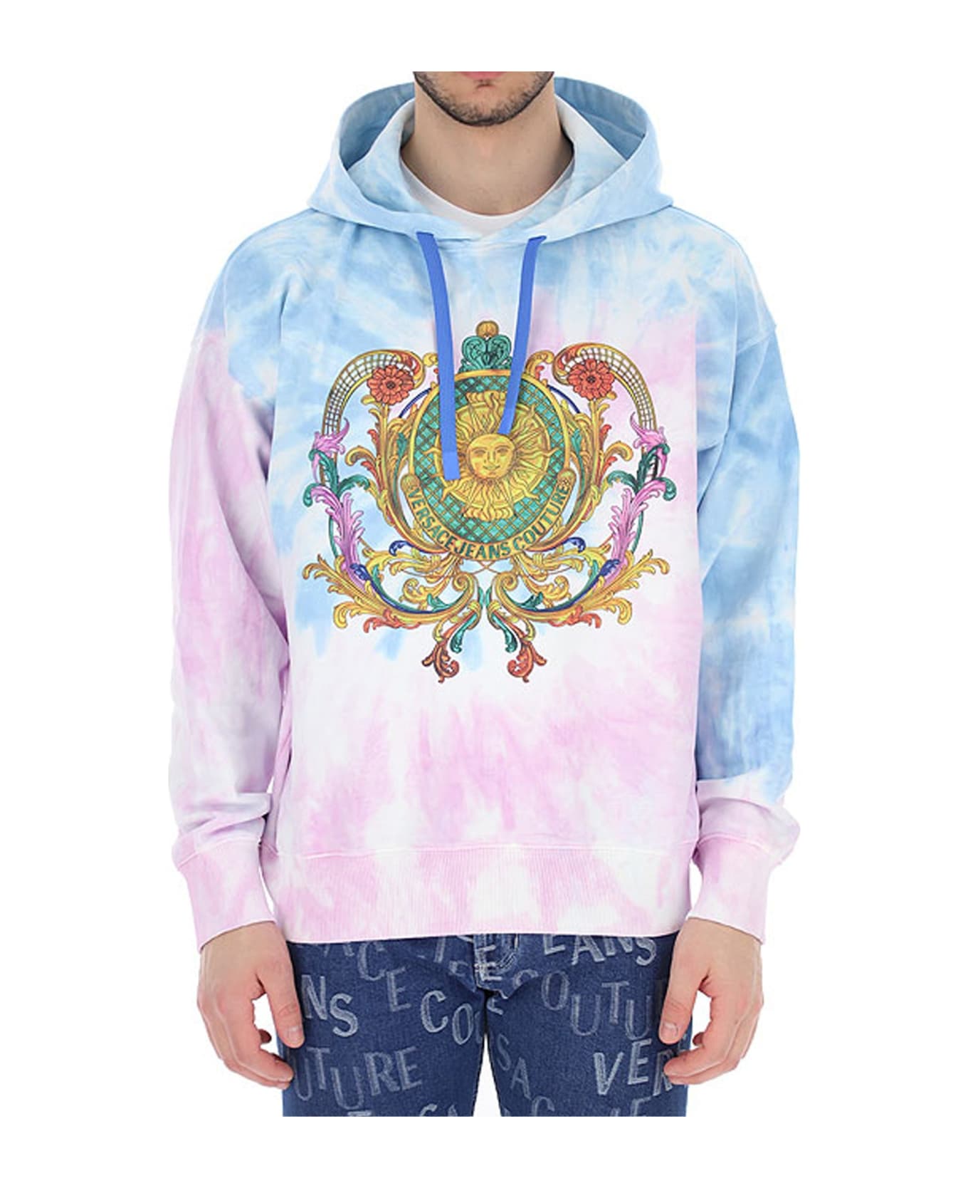 Versace Jeans Couture Jeans Couture Hooded Sweatshirt - Blue