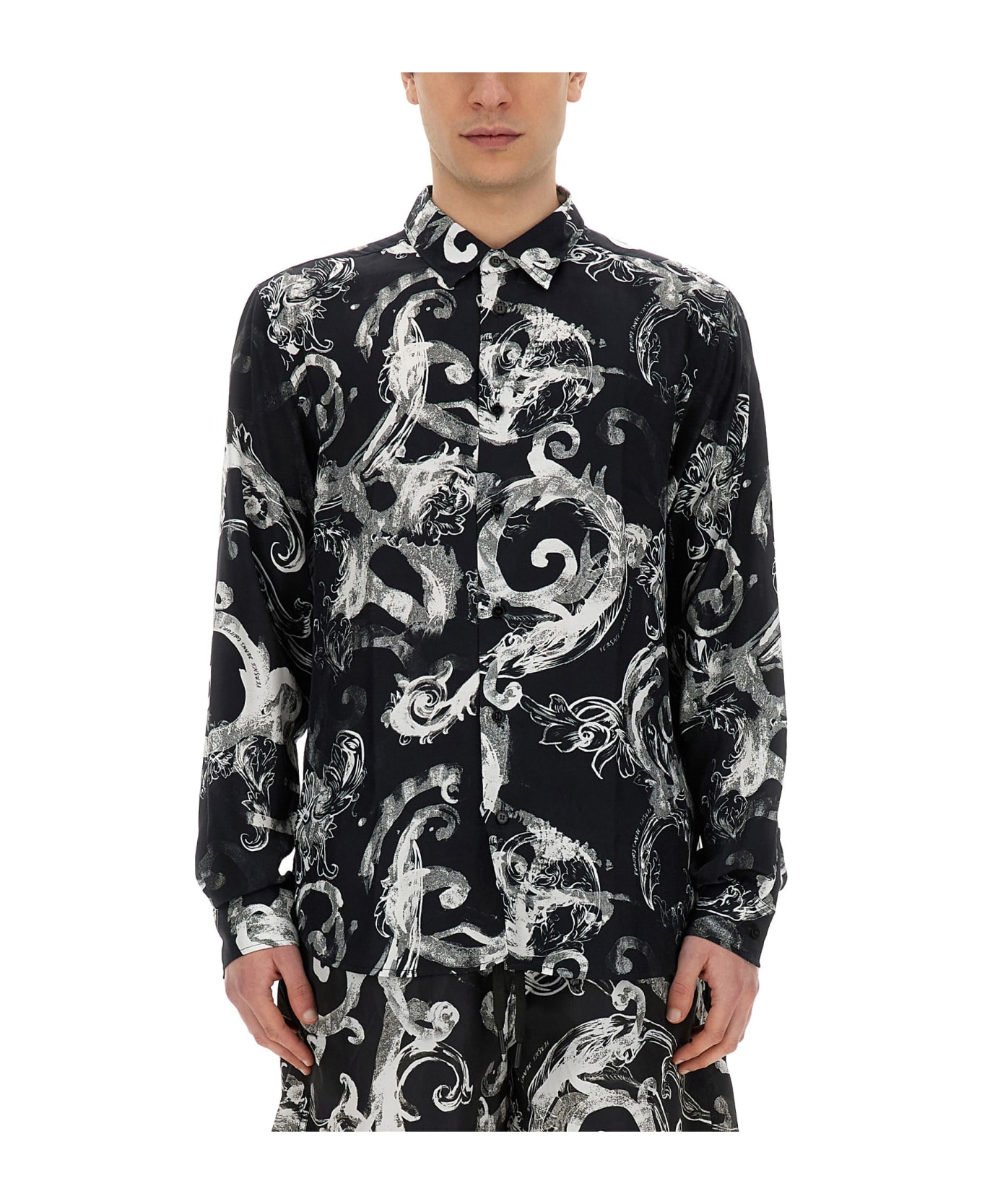 Versace Jeans Couture Printed Shirt - NERO