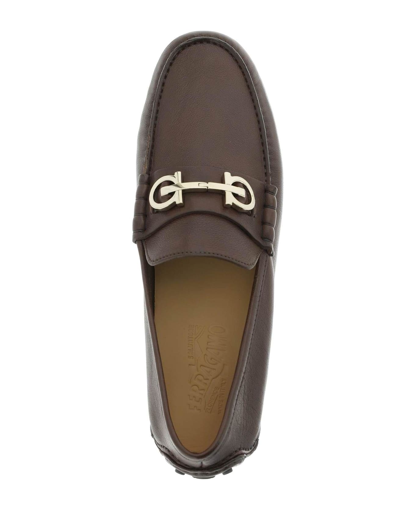 Ferragamo Gancini Loafers - BLACK