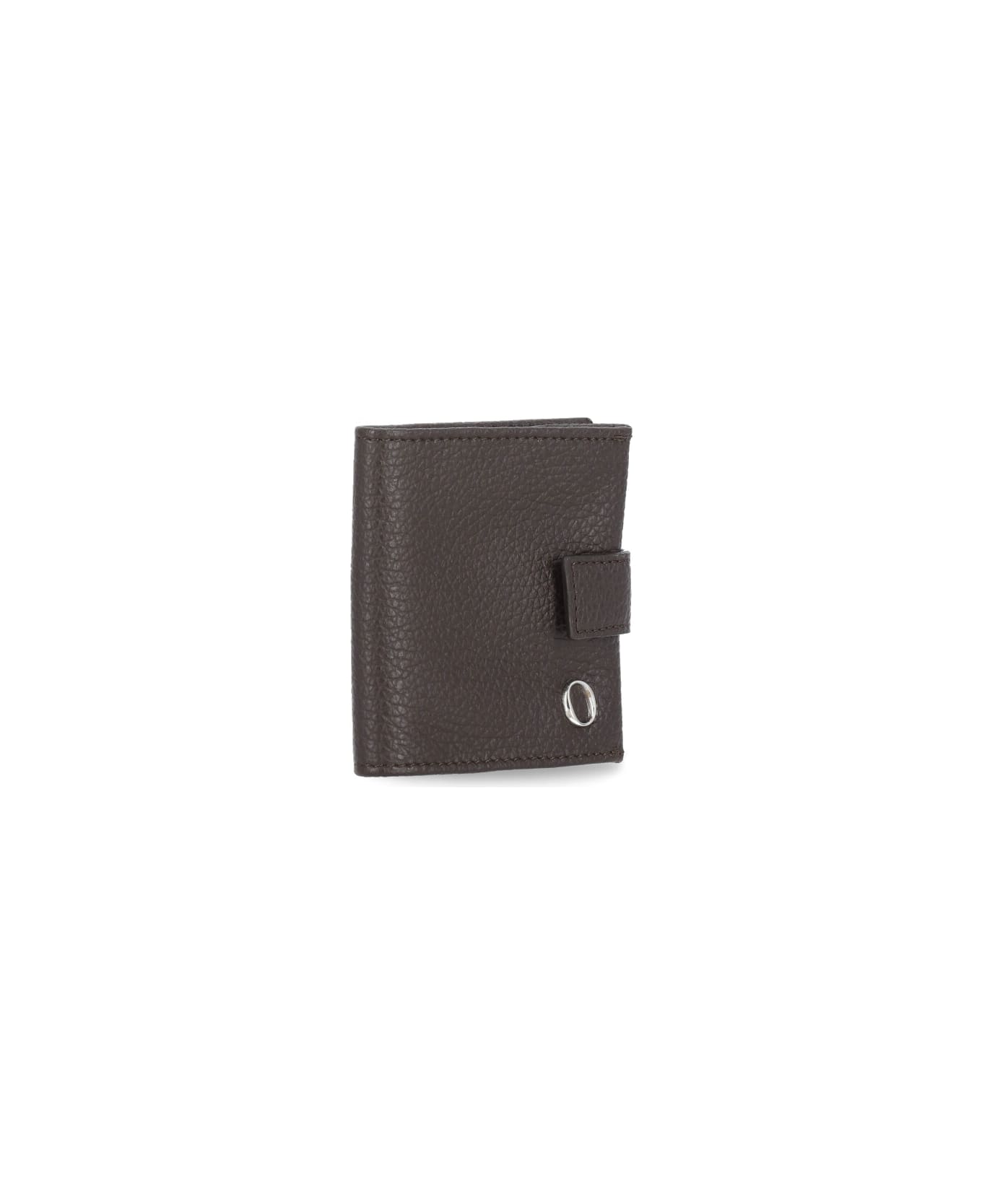 Orciani Micron Leather Purse - Brown 財布