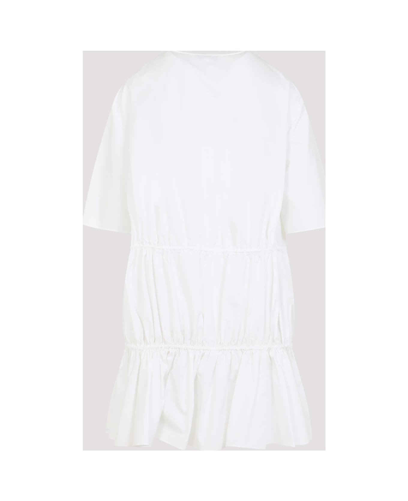 Alaia Alaïa Ruffle Dress - Blanc