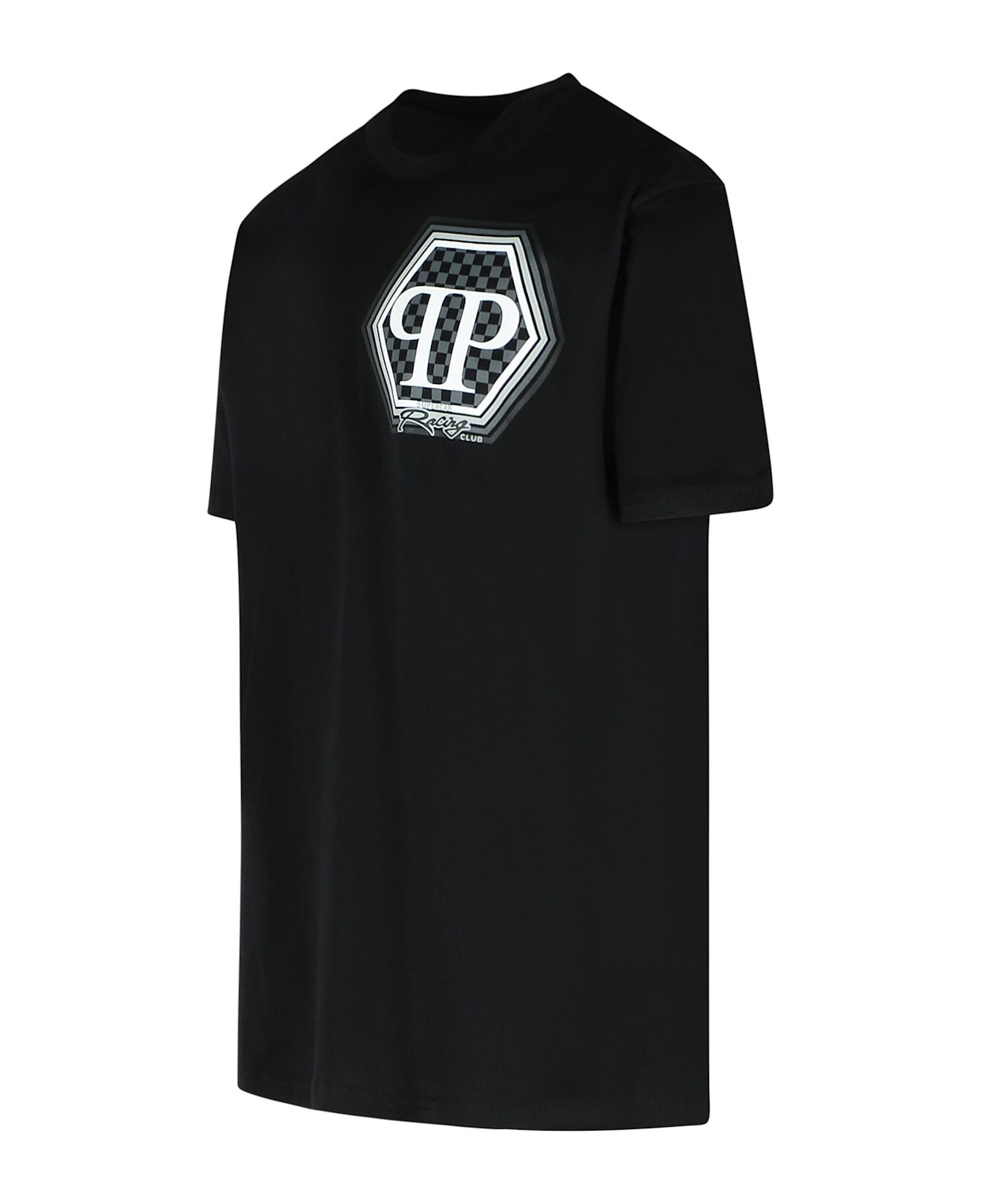 Philipp Plein Black Cotton T-shirt - Black