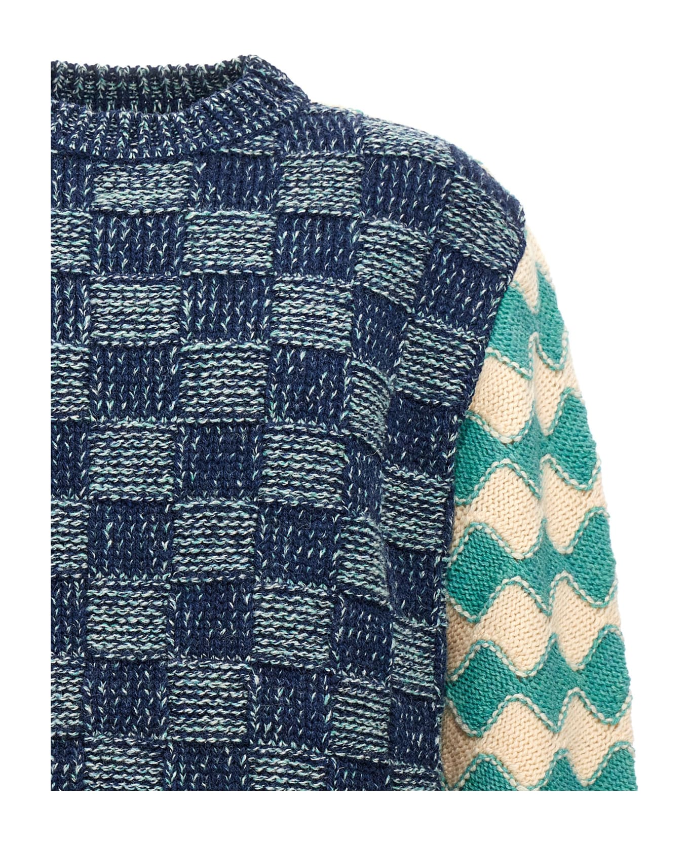Marni Patterned Yarn Sweater - Multicolor
