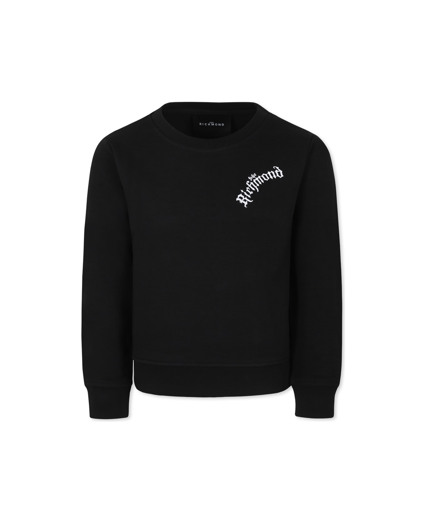Richmond Black Sweatshirt For Boy - Black