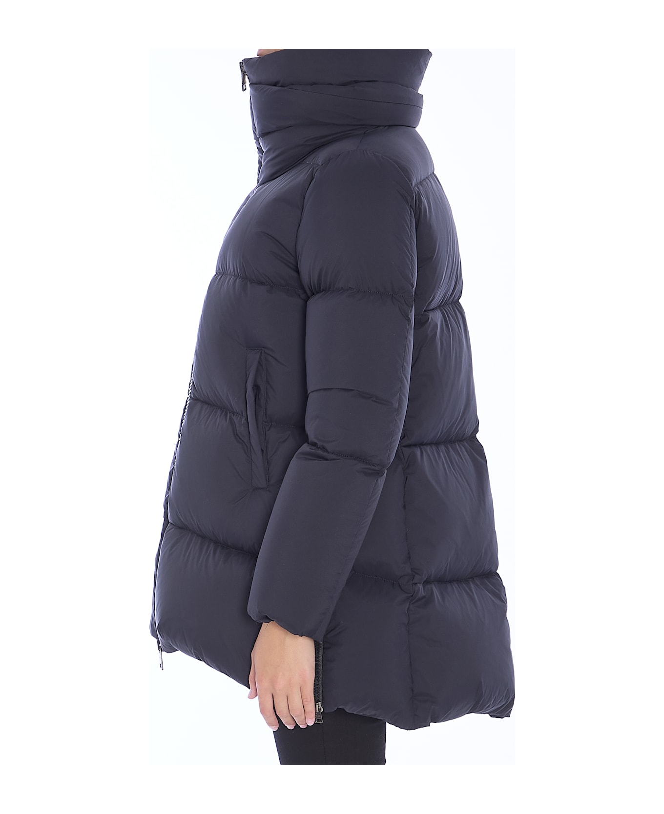 Herno Nylon Down Jacket - NERO