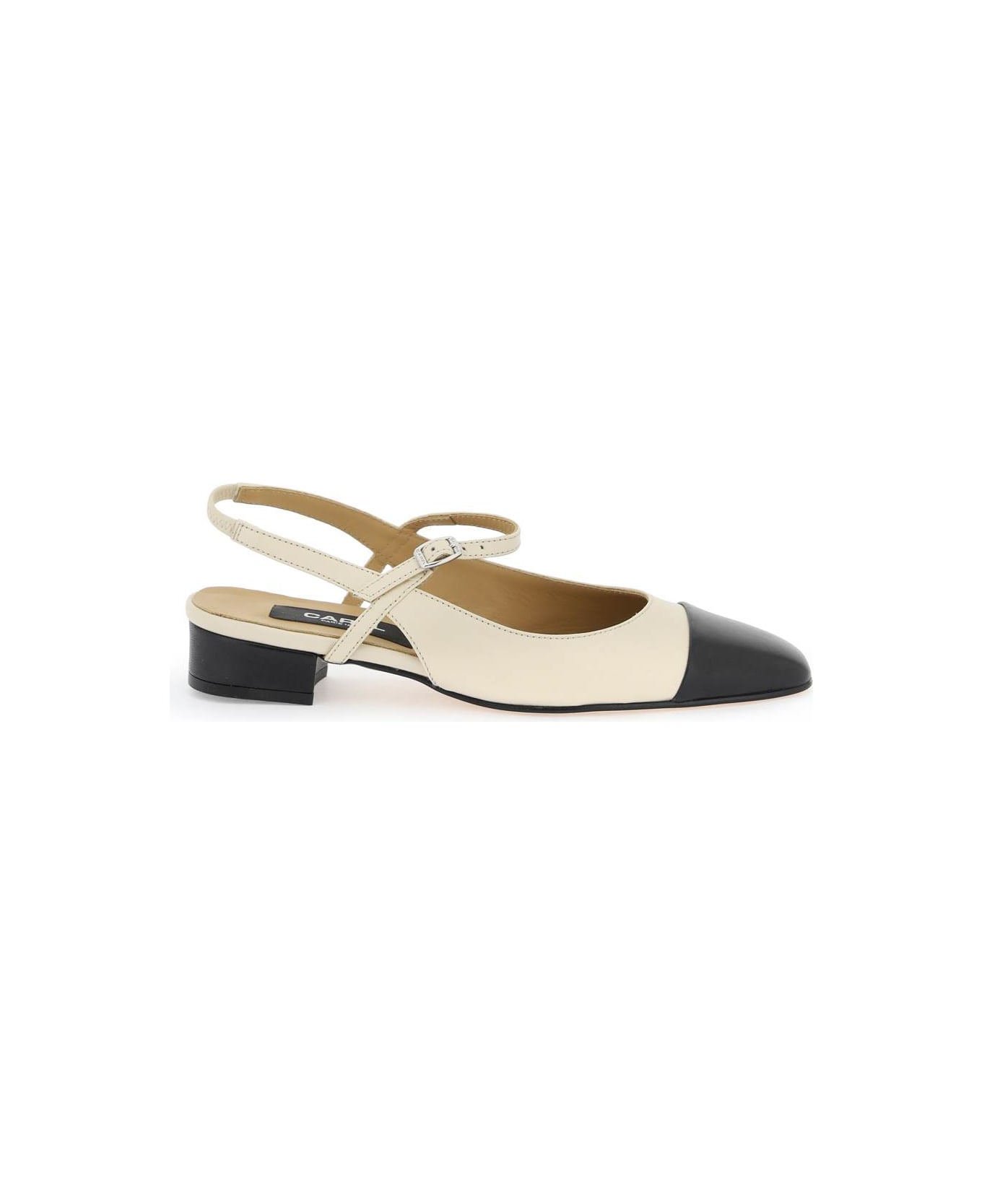 Carel Ocean Slingback - BEIGE NOIR (Beige)