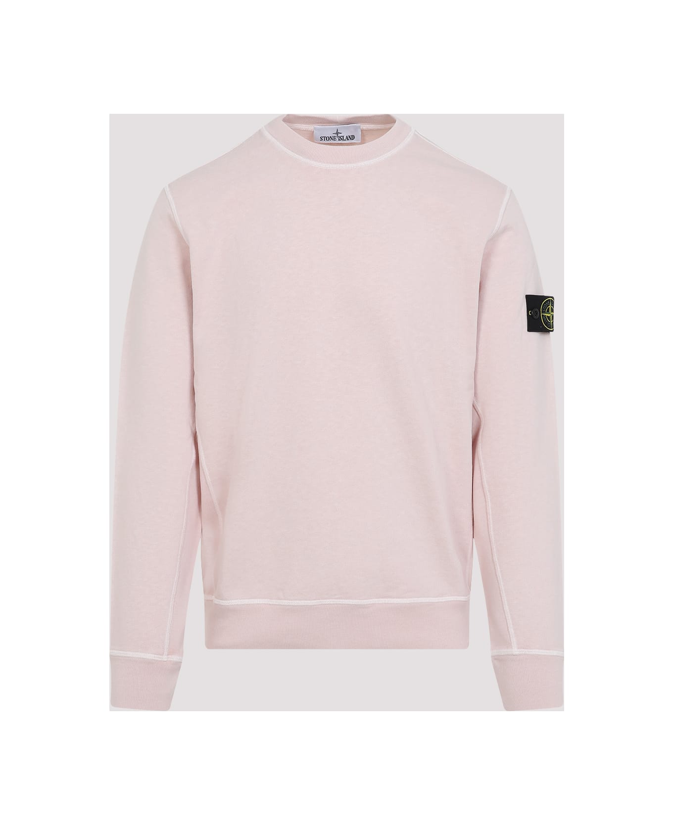 Stone Island Cotton Sweatshirt - Antique Rose