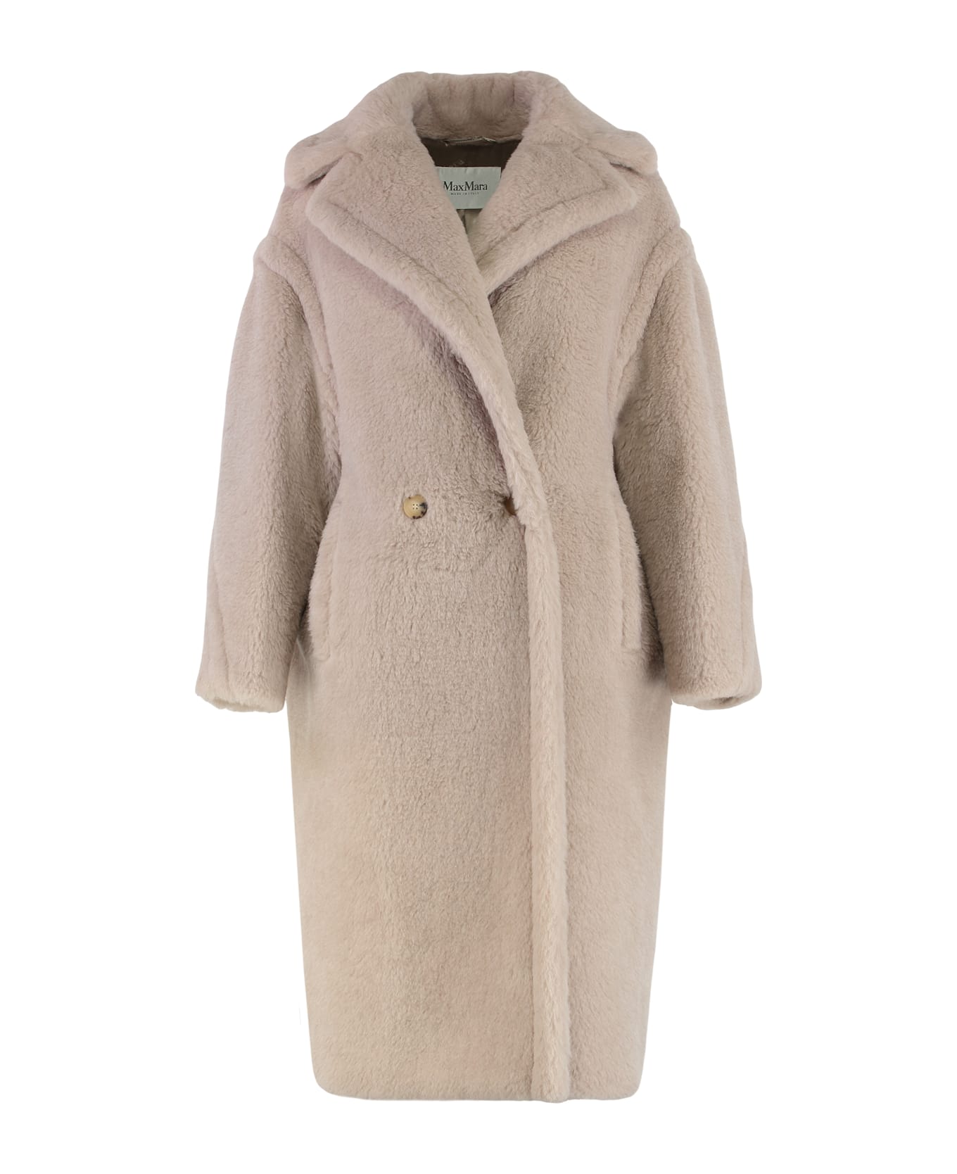 Max Mara Teddy Bear Vegan Fur Coat - Pink