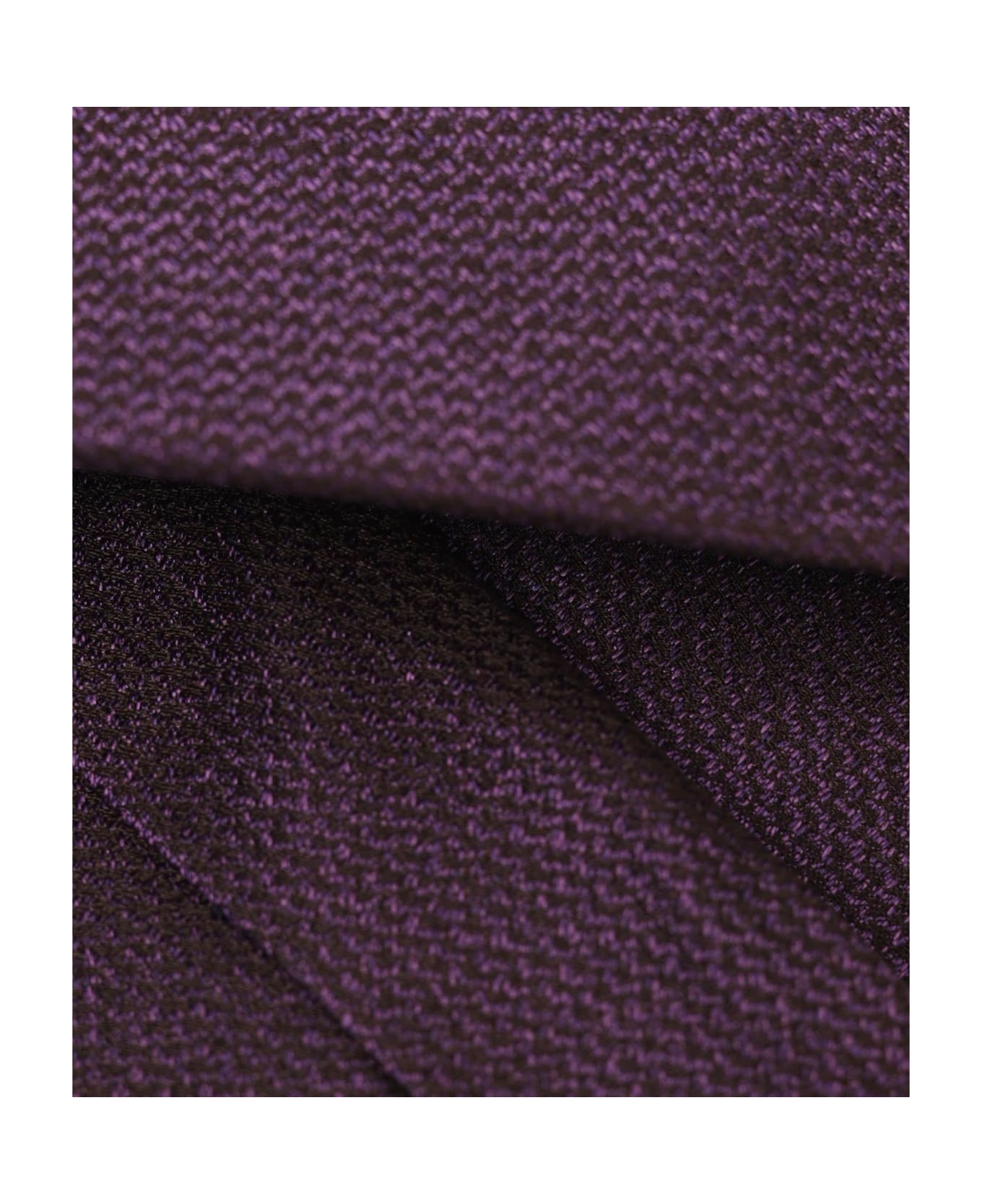 Larusmiani Tie 'seven' Tie - Purple ネクタイ