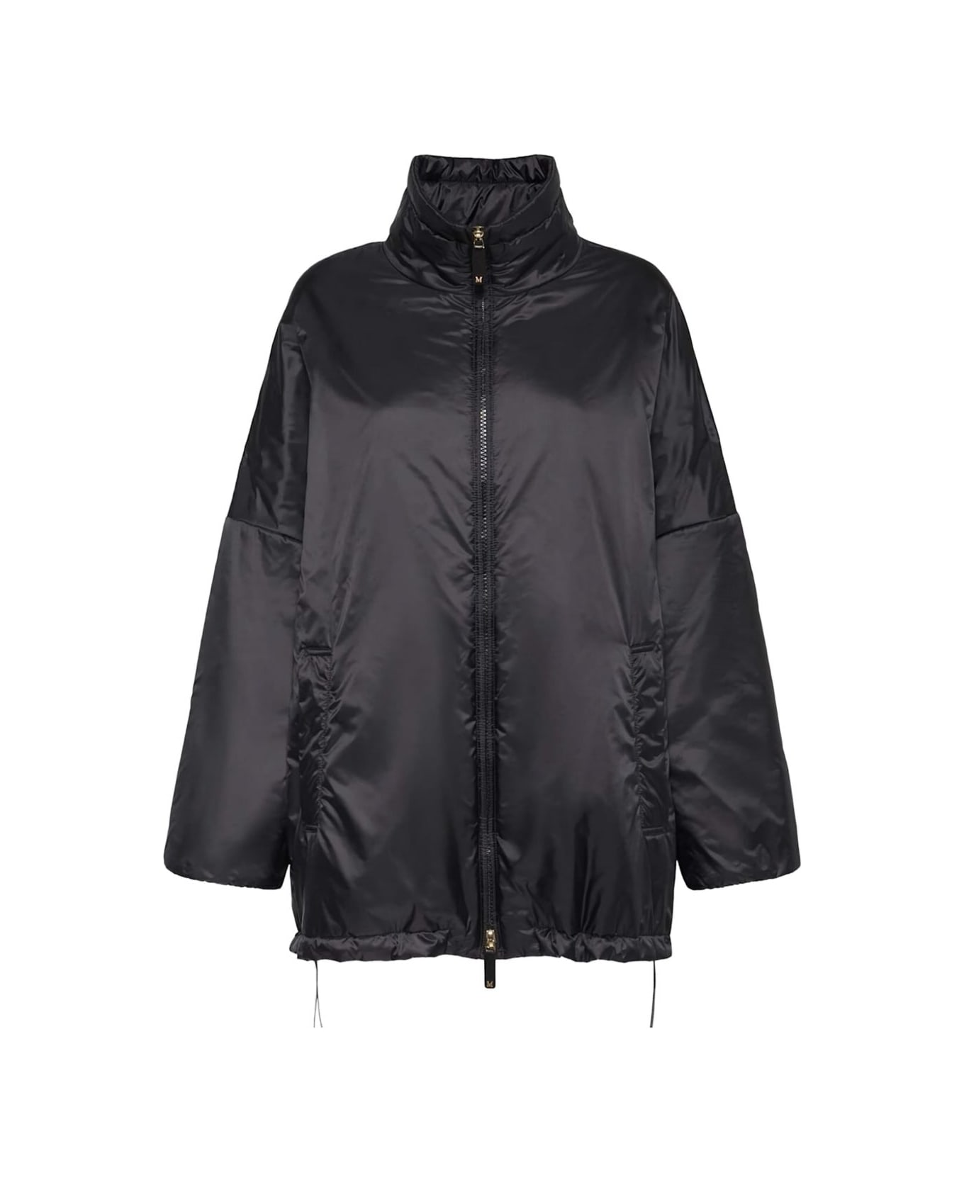 Max Mara The Cube Max Mara Zip-up High-neck Jacket - Black