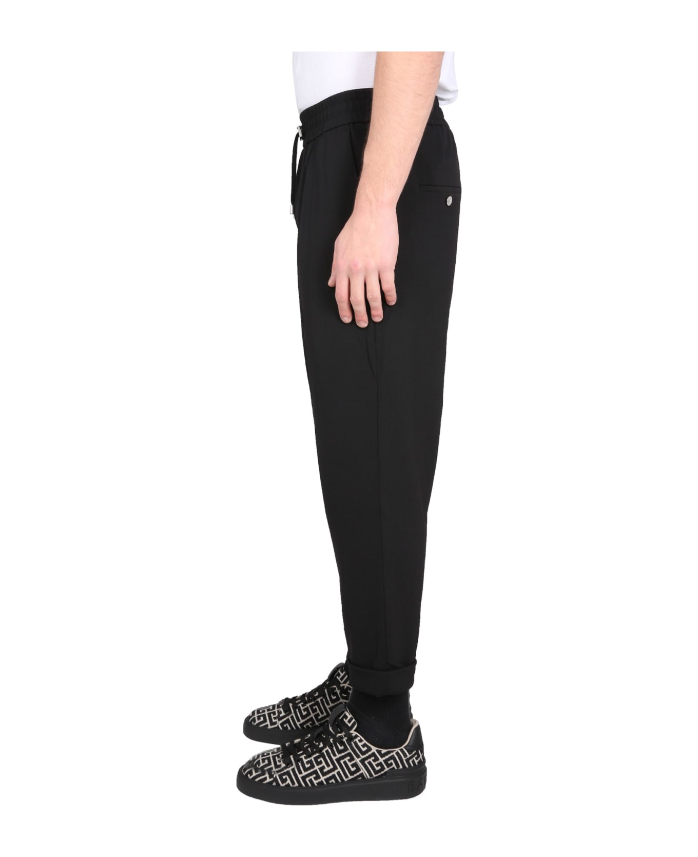 Balmain Wool Pants - Pa Noir