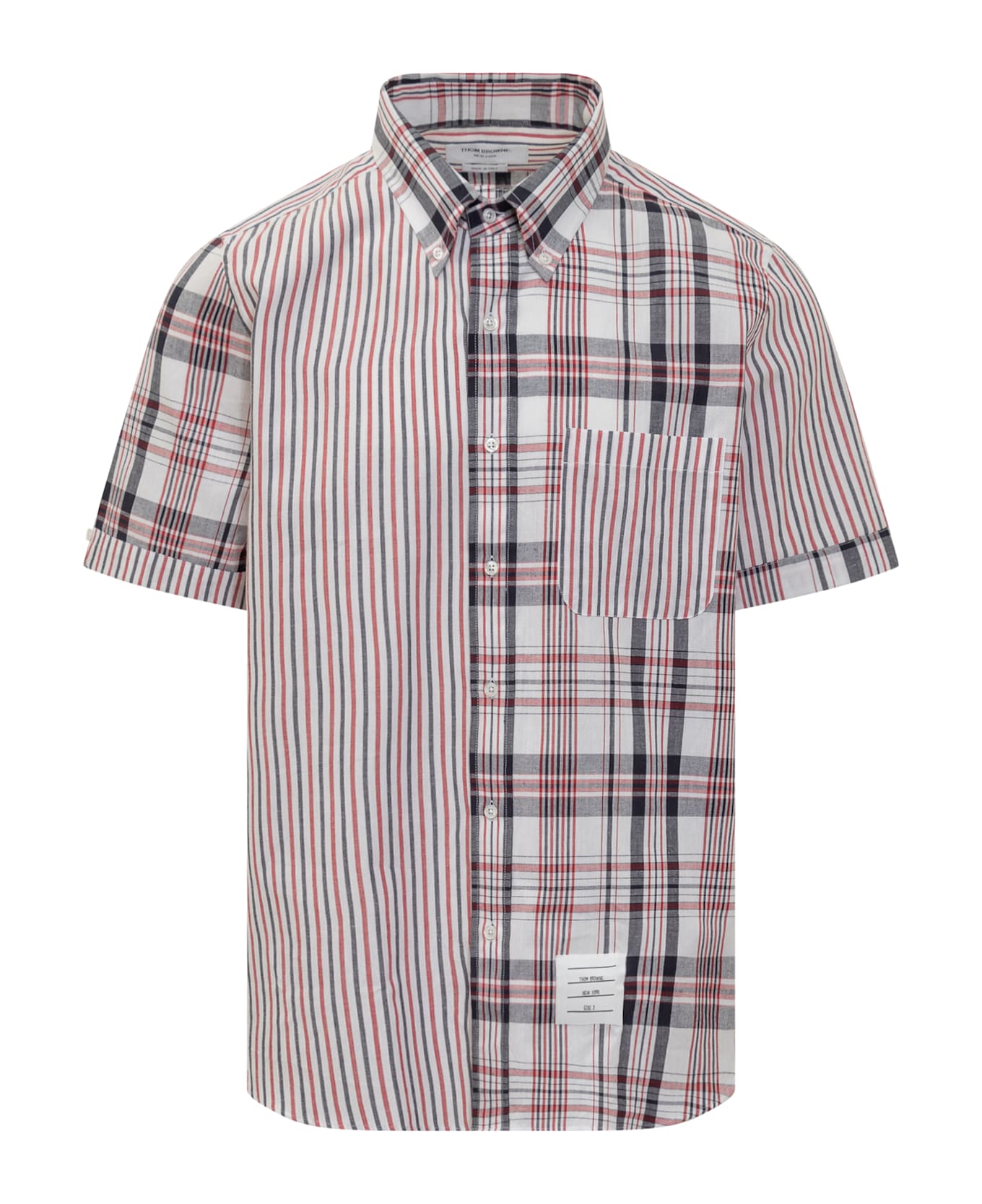 Thom Browne Short-sleeve Shirt - Rwbwht