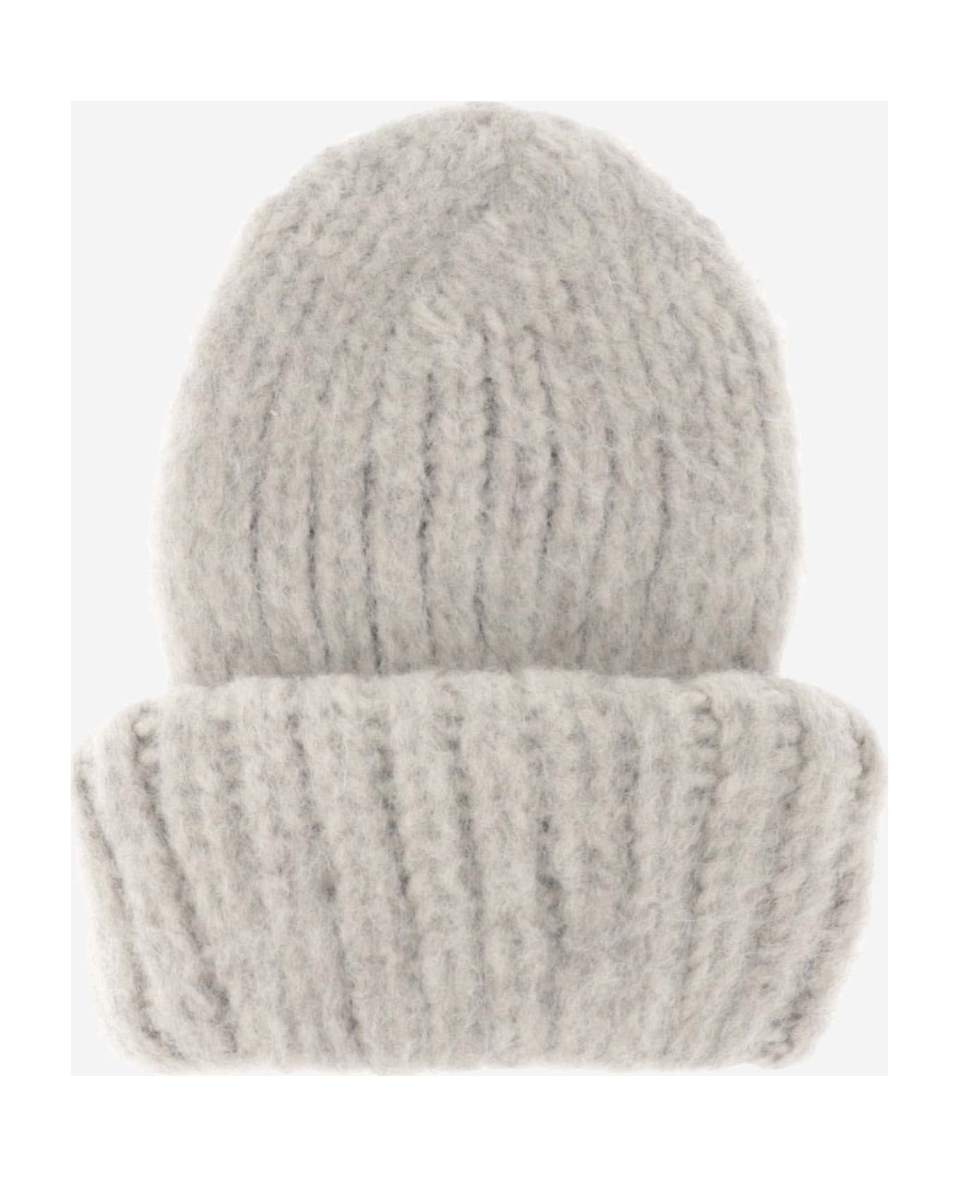 Myssy Wool Beanie Hat - Grey