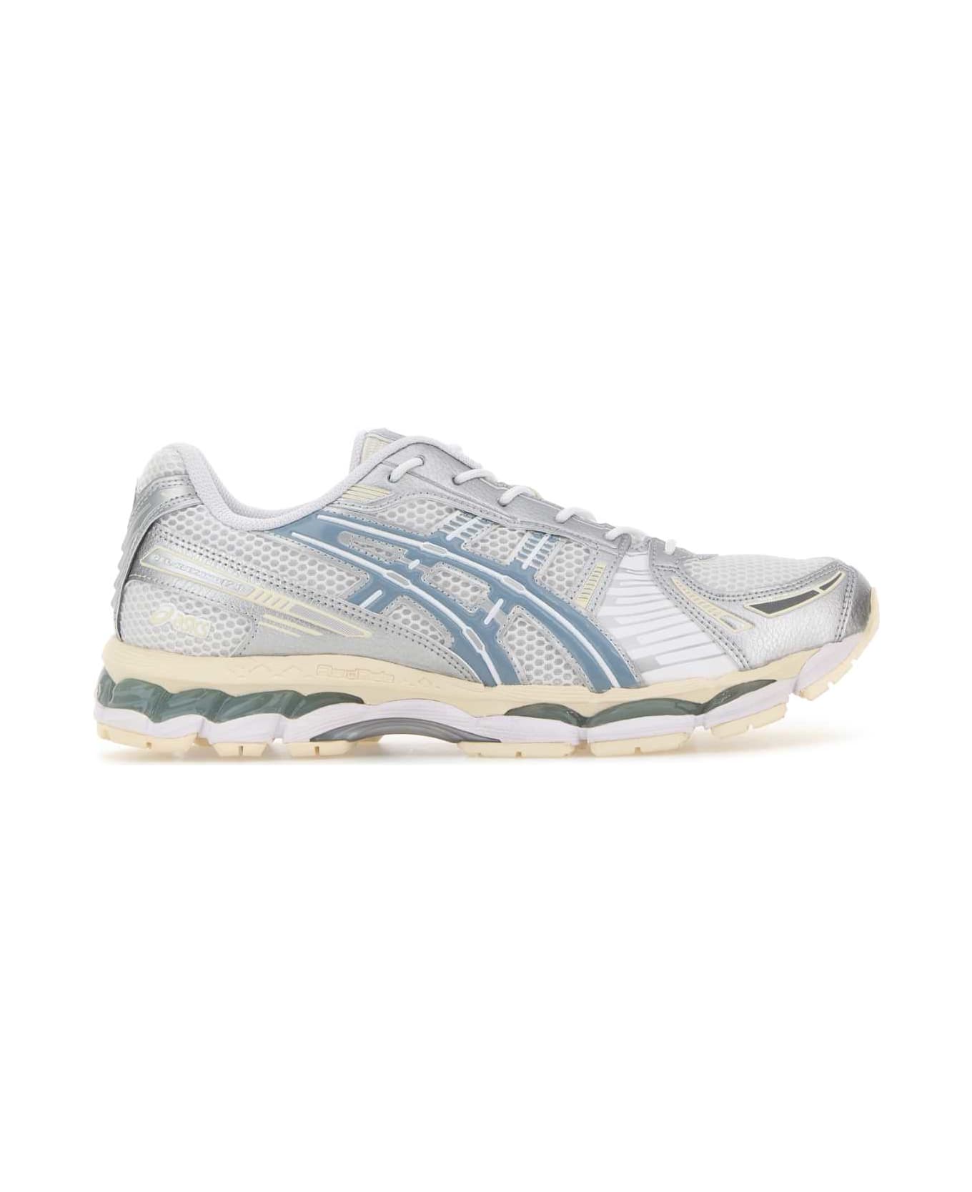 Asics Multicolor Mesh And Rubber Gel-kayano 12.1 Sneakers - WHITEDOLPHINGREY