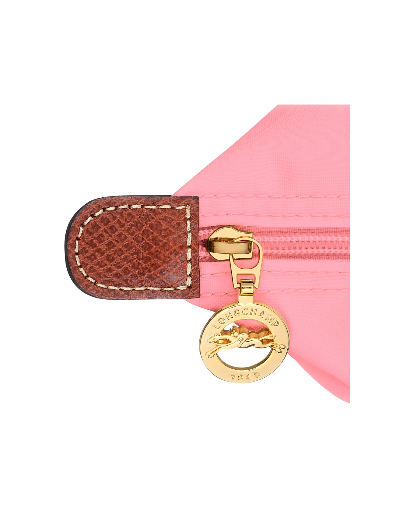 Longchamp 
le Pliage S
 Pink Handbag With Engraved Logo In Recycled Canvas Woman - Pink