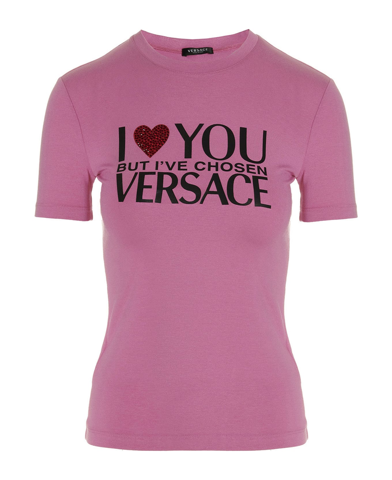 Versace 'i Love You' T-shirt - Pink
