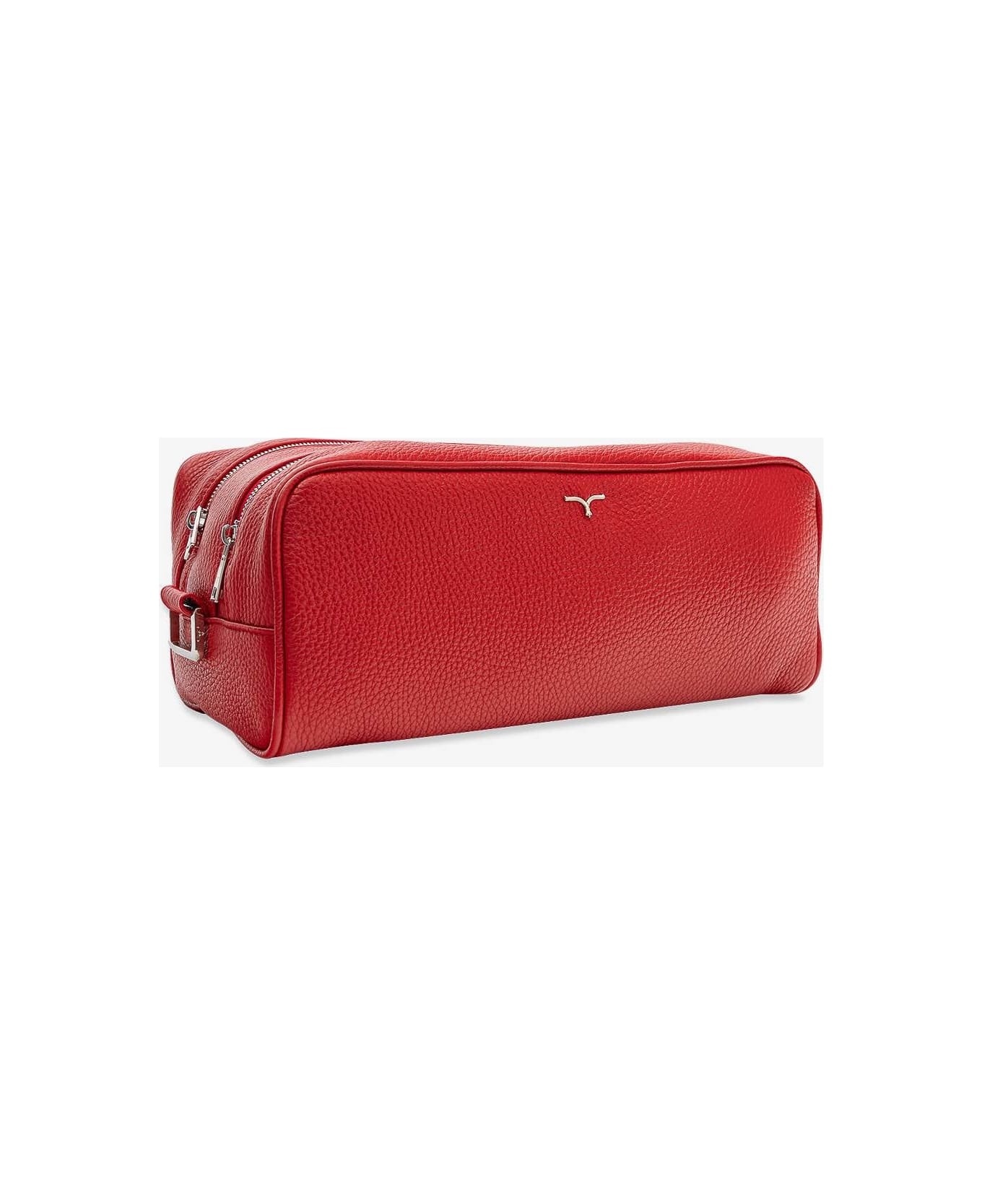 Larusmiani Wash Bag 'tzar' Luggage - Red