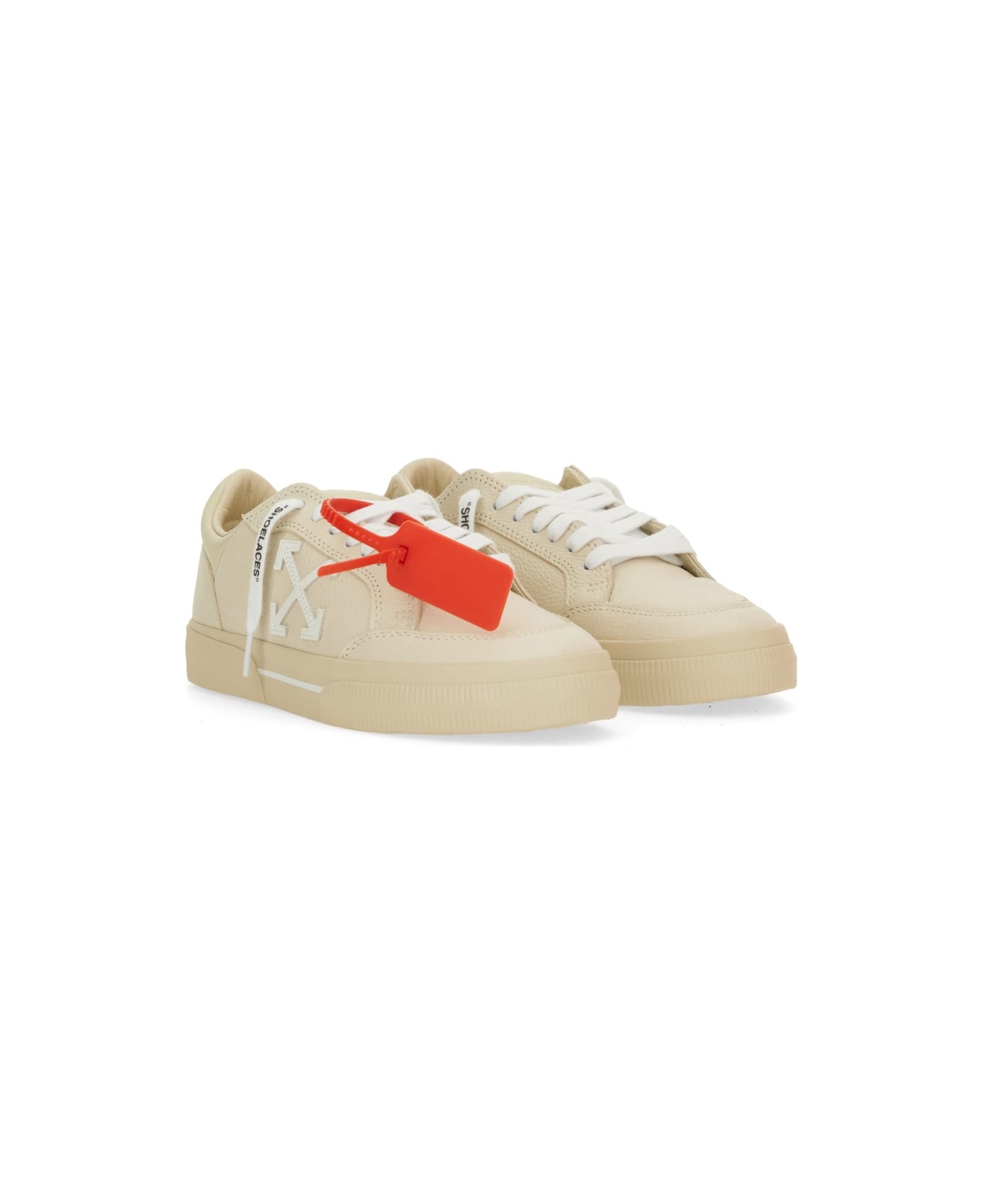 Off-White "low Vulcanized" Sneaker - BEIGE