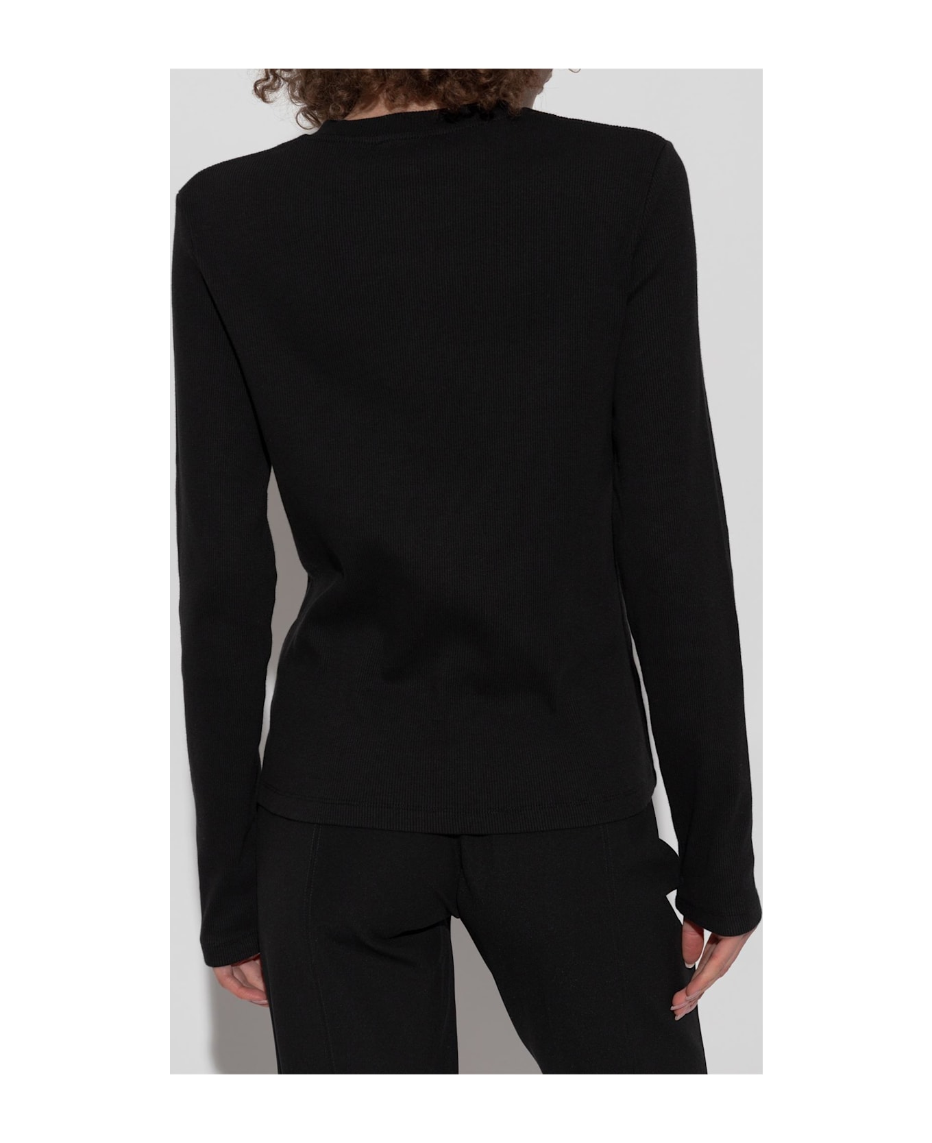 Anine Bing Ribbed Top 
alessia
 - BLACK