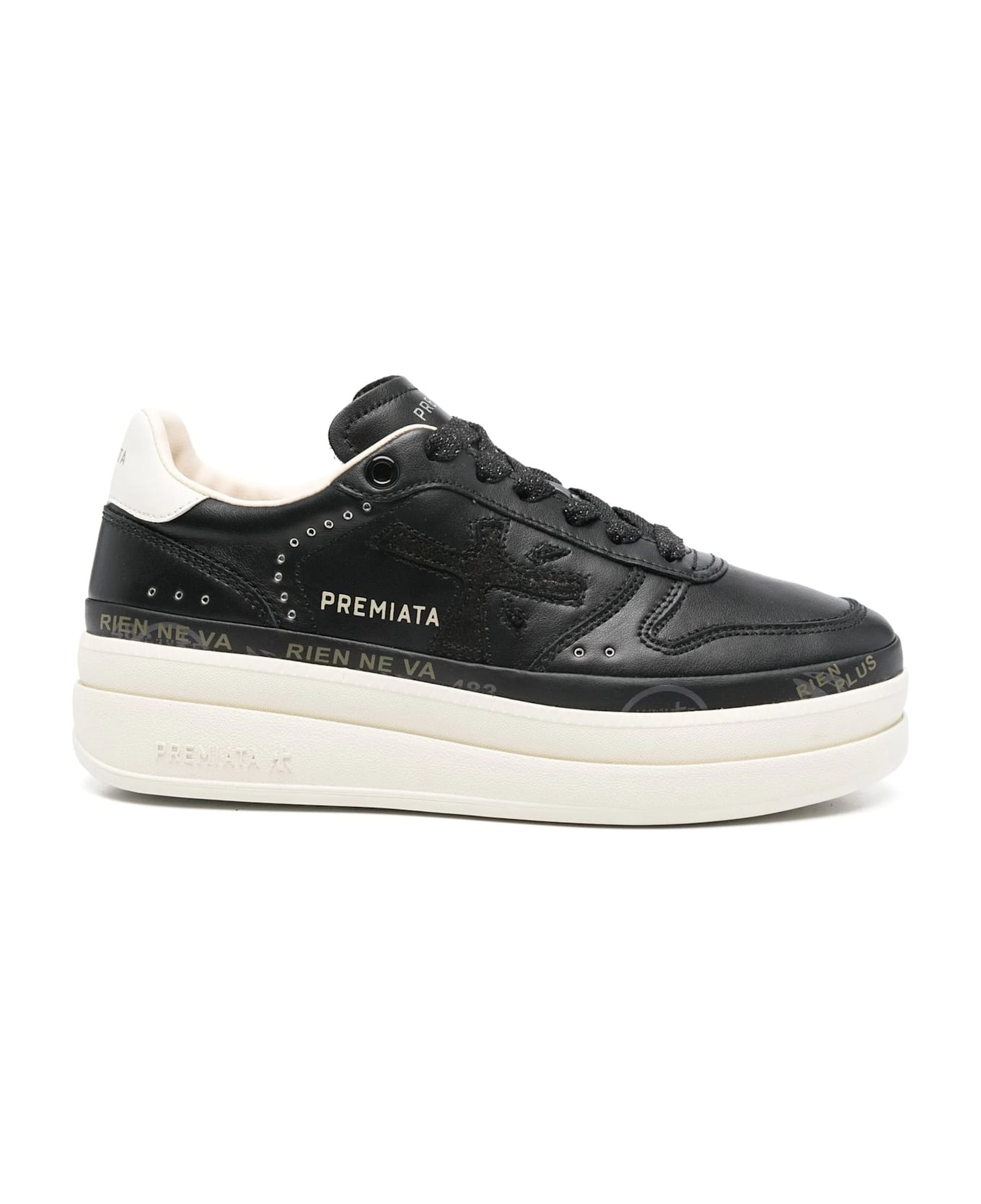 Premiata Black Micol Sneakers - Black