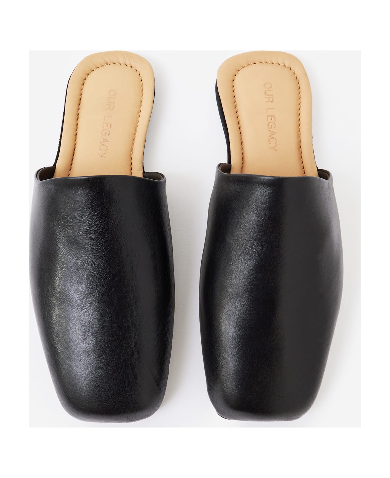 Our Legacy Cigarr Slipper Flats - black