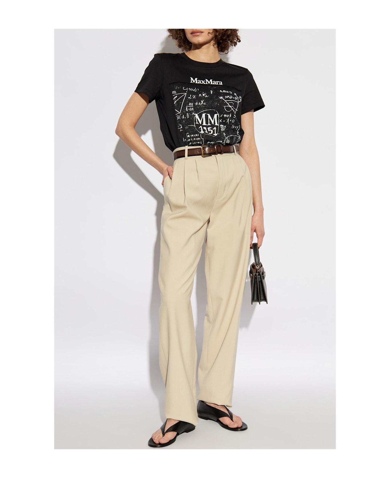 Max Mara T-shirt Colibri - Black