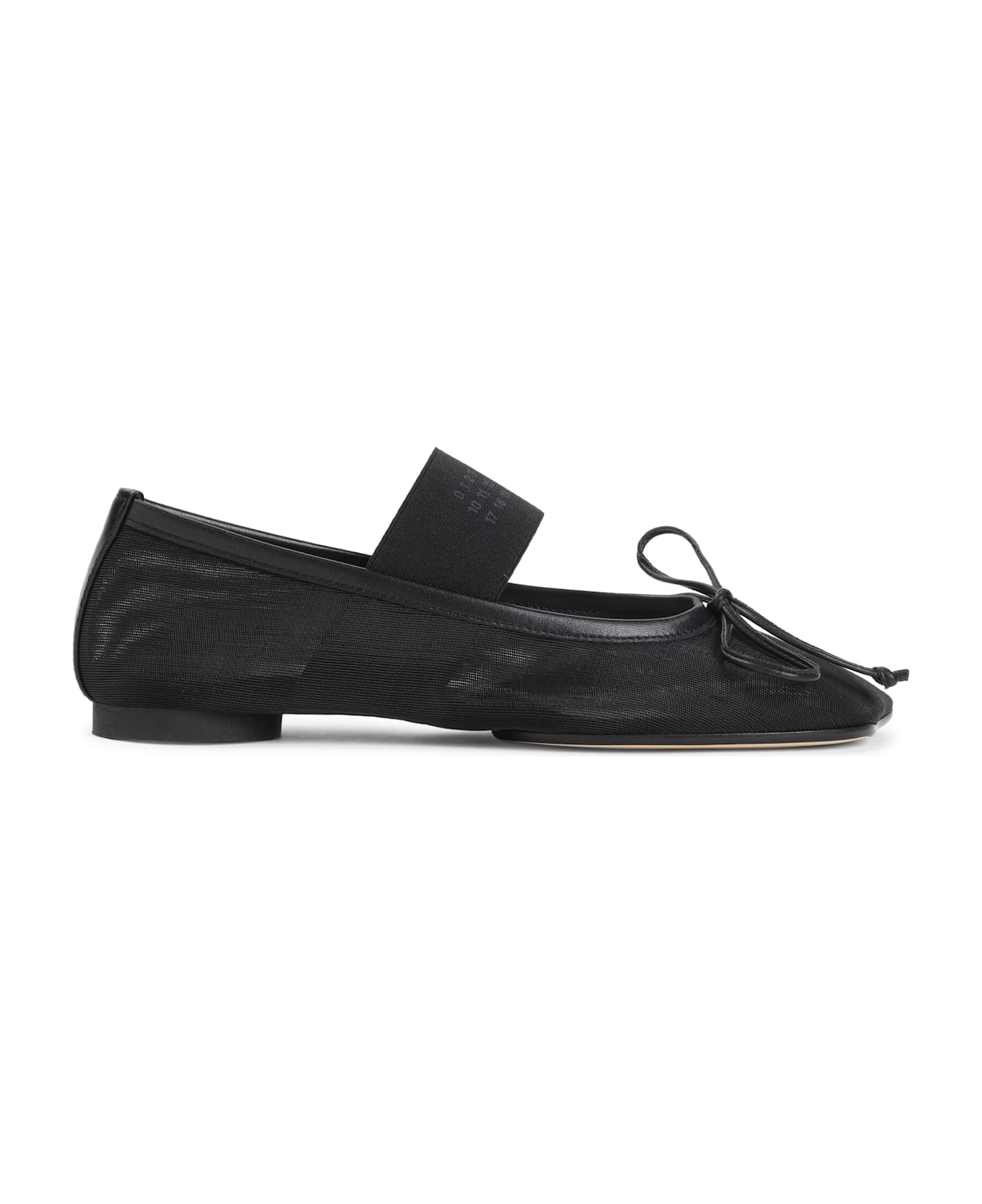 MM6 Maison Margiela Ballet Shoes - BLACK