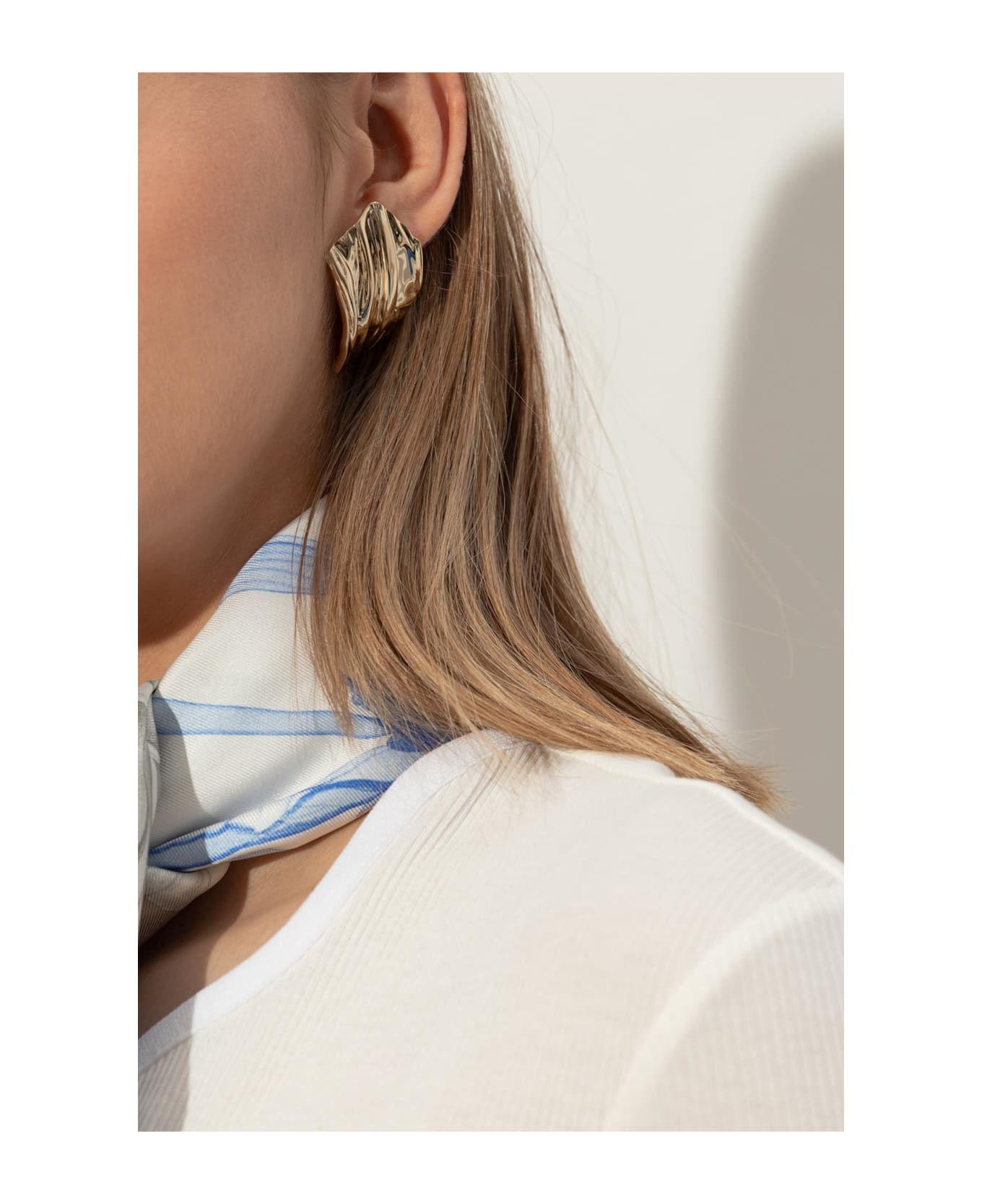 Ferragamo Brass Earrings - GOLD