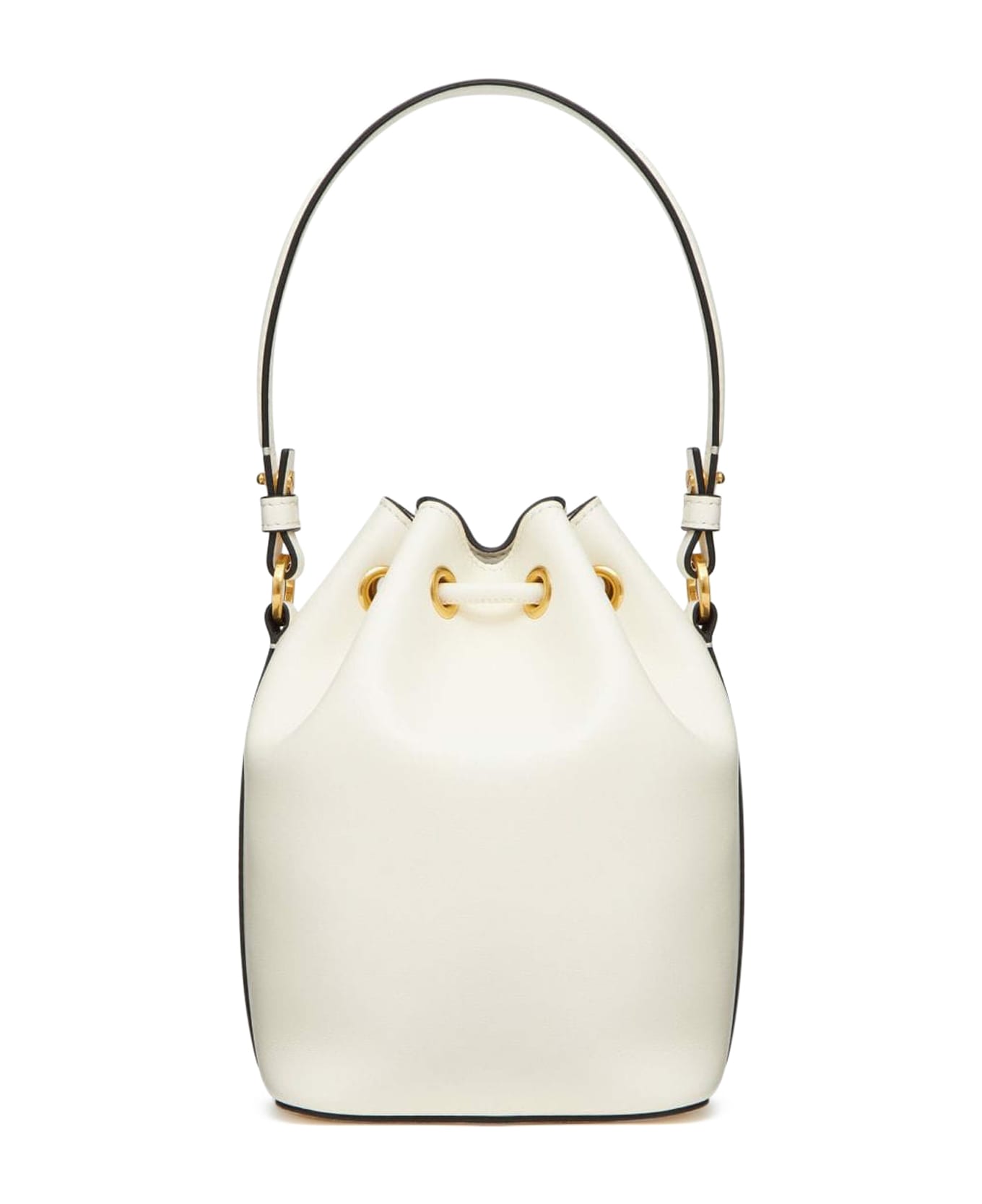 Valentino Garavani Vlogo Signature Bucket Bag - White