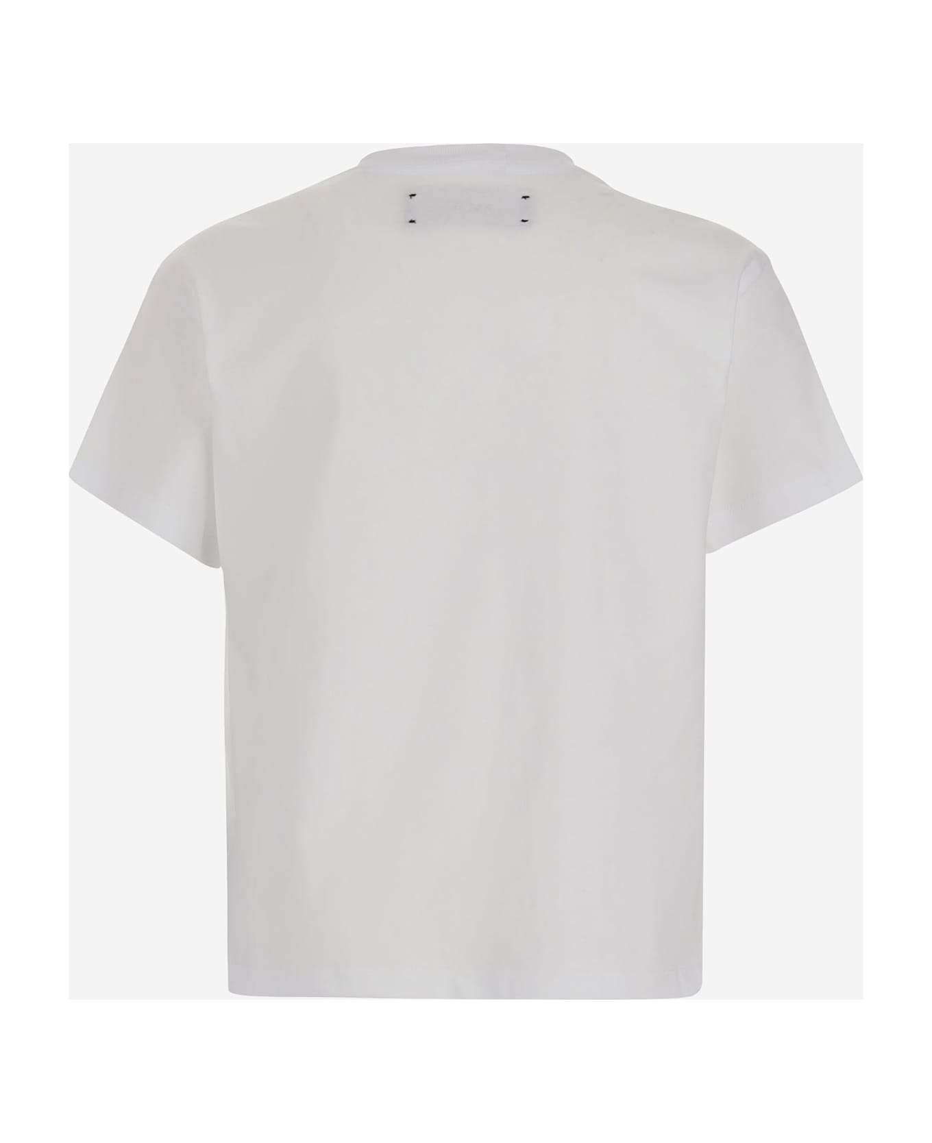 AMIRI Cotton T-shirt With Logo Print - White