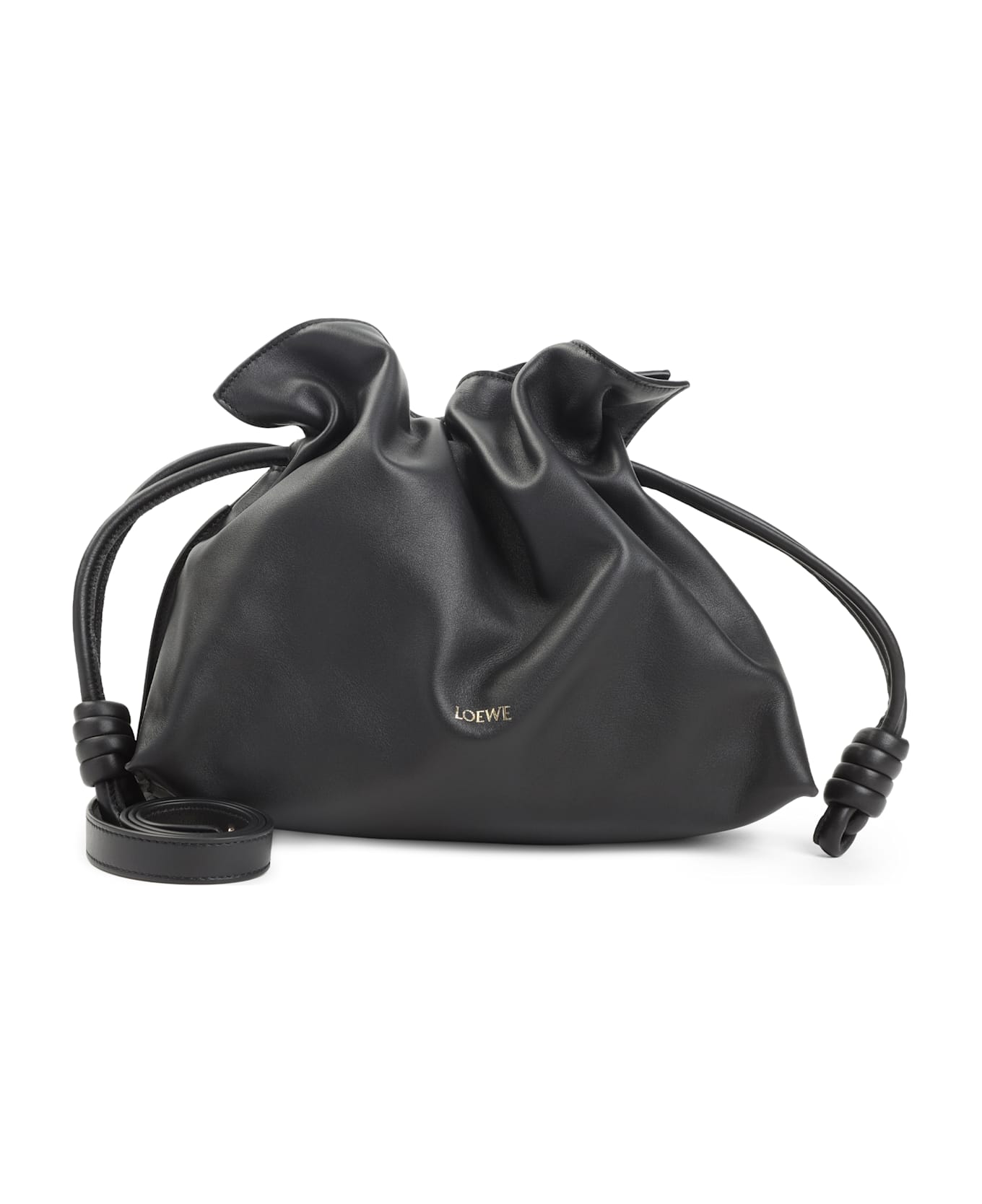 Loewe Flamenco Medium Clutch - Black