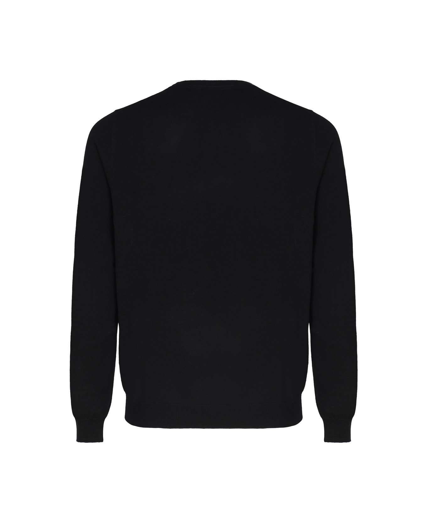 Sun 68 Sweater With Logo - Black フリース