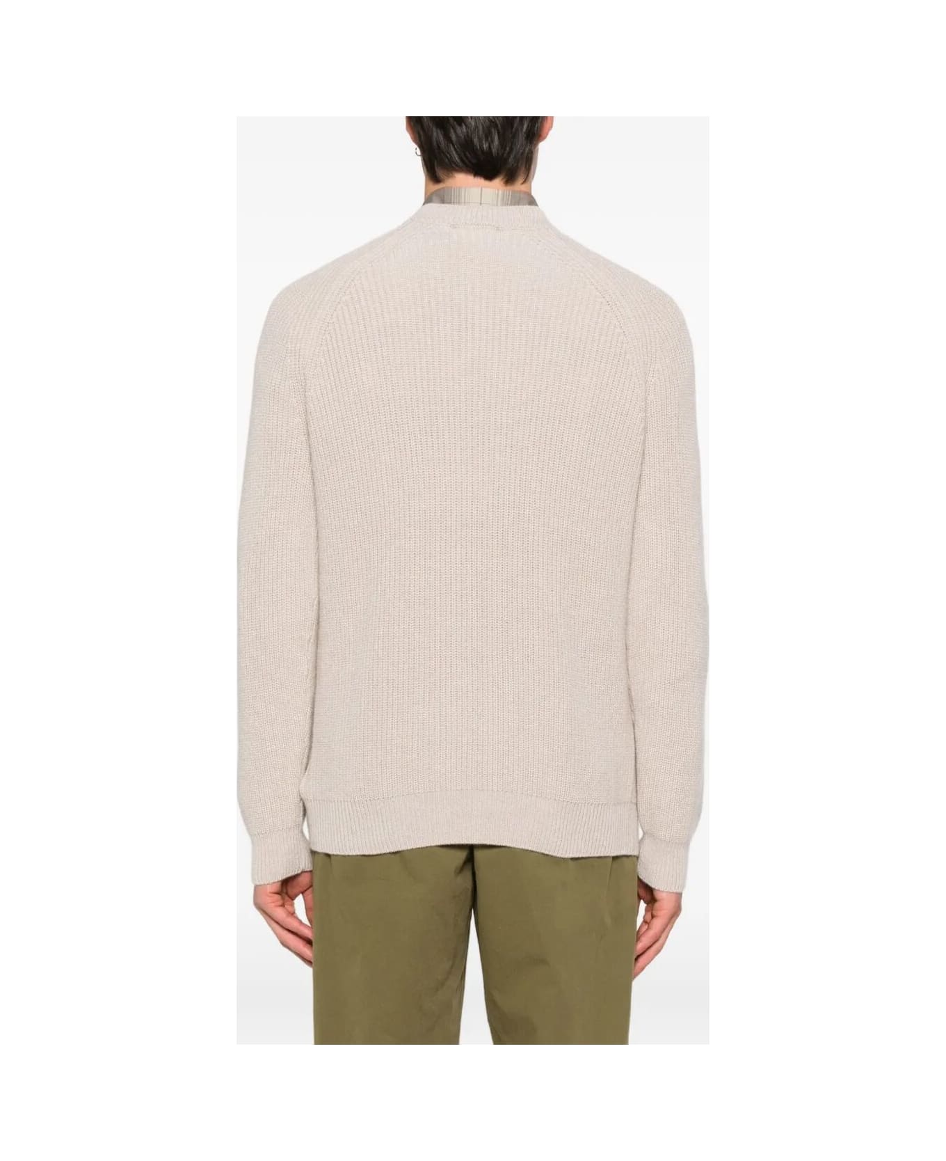 Zanone Roundneck Cashmere - Seashell