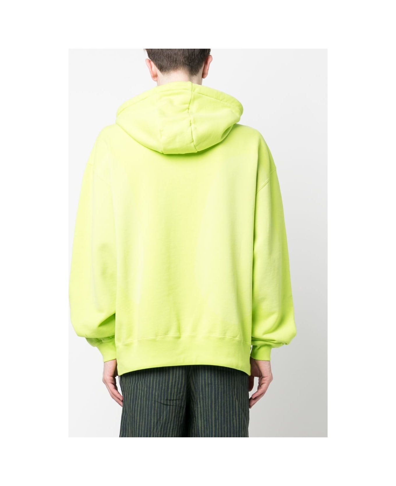 Bonsai Printed Cotton Hoodie - Green